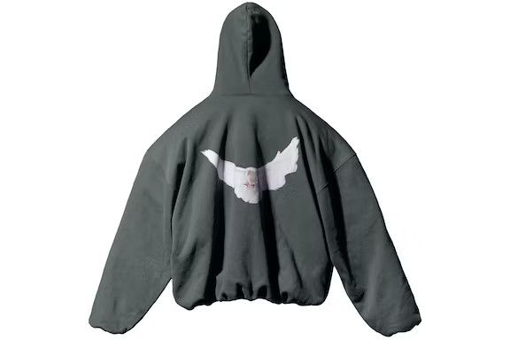 Gap × Kanye West Yeezy Gap Engineered by Balenciaga Dove Hoodie Dark Green Size US M / EU 48-50 / 2 - 2 Thumbnail