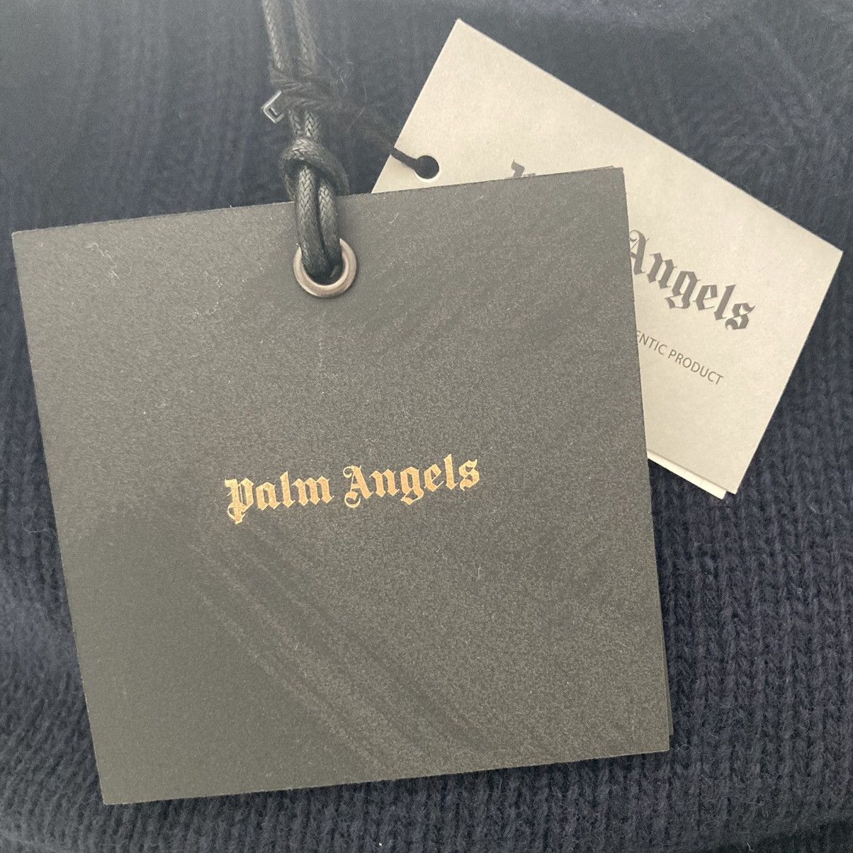 Palm Angels New Palm Angels Curved Logo Knit Turtleneck Sweater Small Size US S / EU 44-46 / 1 - 6 Thumbnail