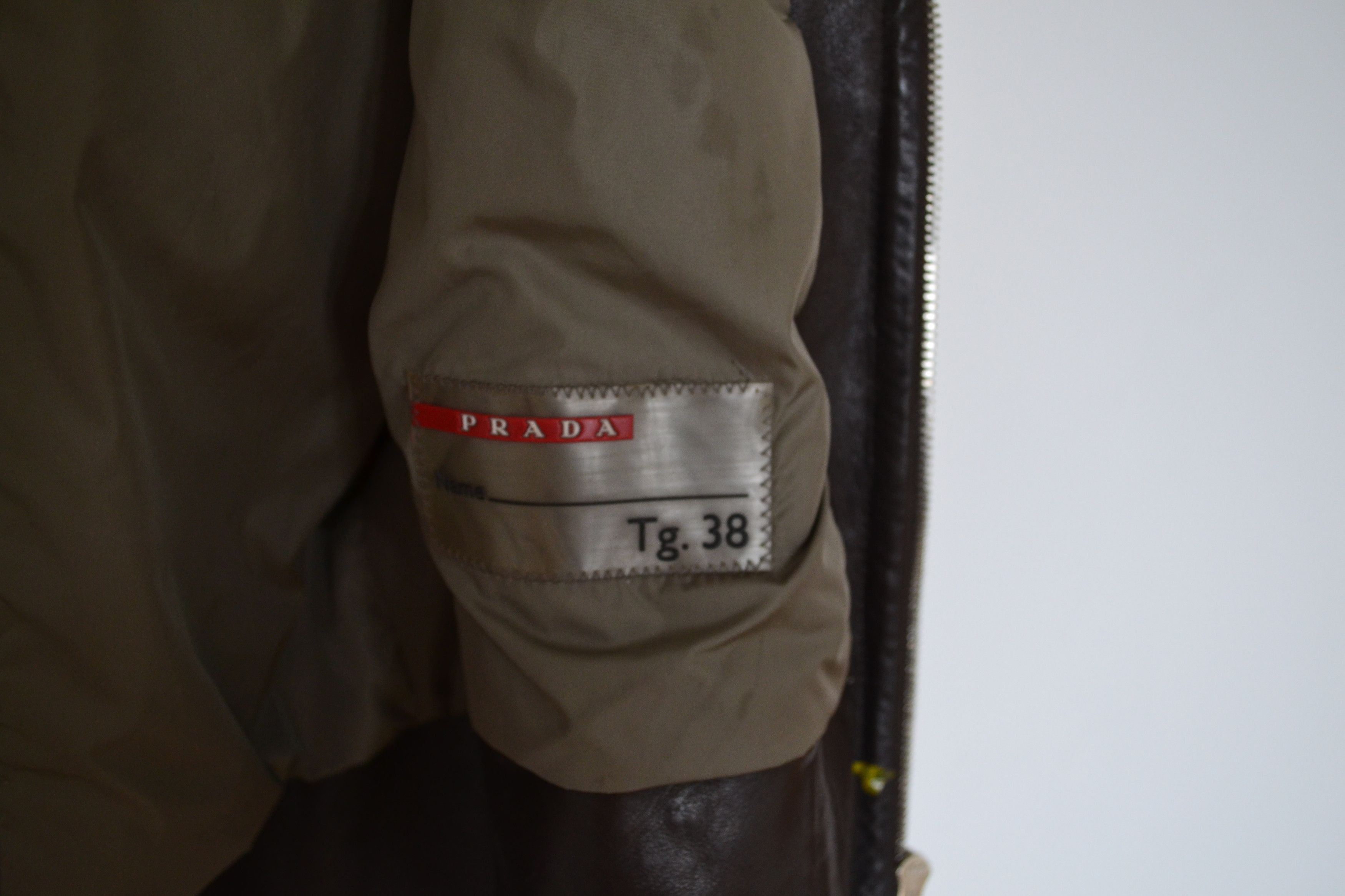 Prada PRADA Fur Jacket Hooded Calf Leather Wool Zip Bomber Size XS / US 0-2 / IT 36-38 - 7 Thumbnail