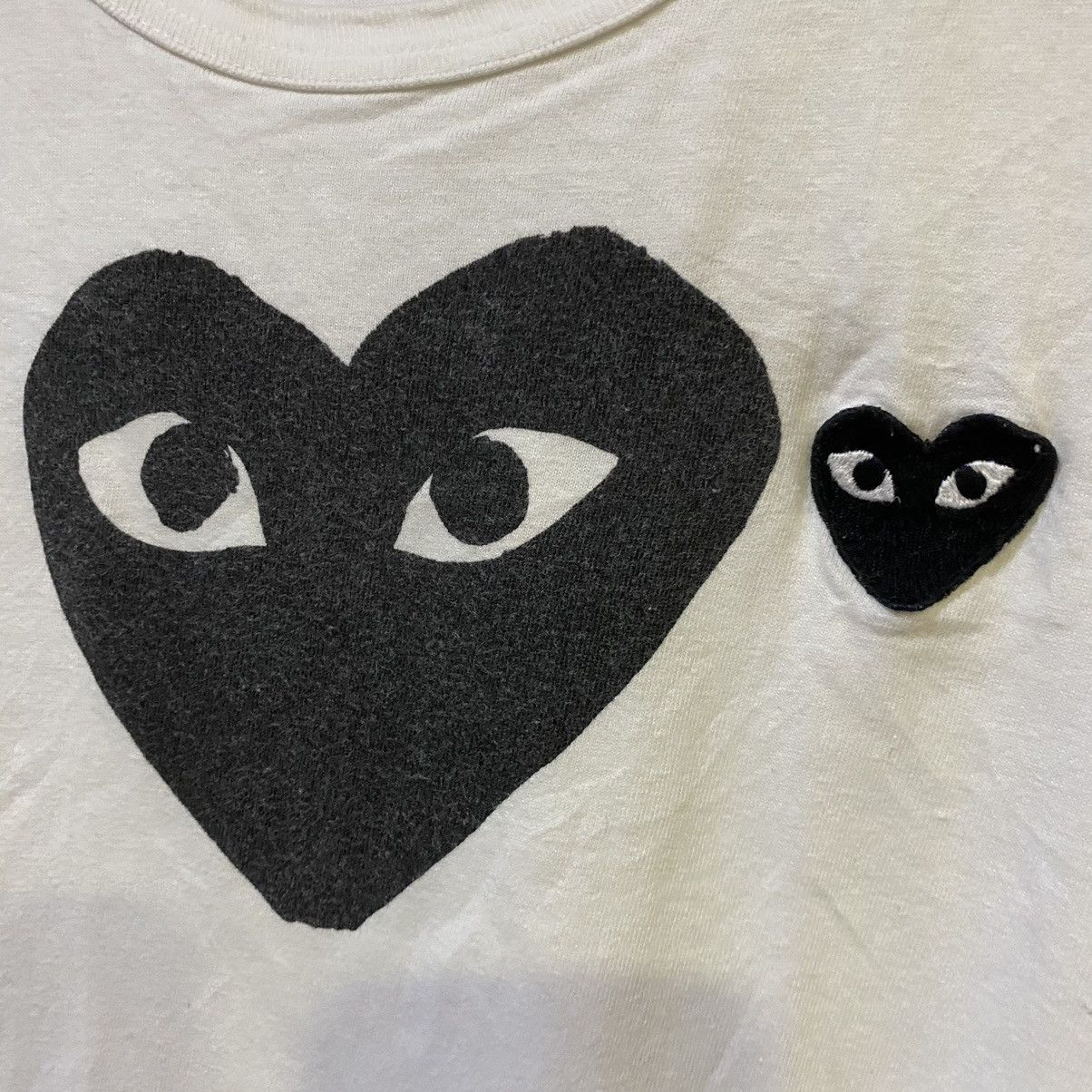 Comme des Garcons × Comme des Garcons PLAY Comme Des Garcons Play Love Black Tee Size US M / EU 48-50 / 2 - 3 Thumbnail