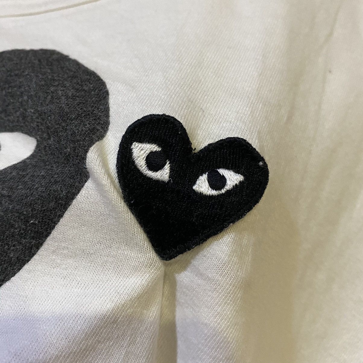 Comme des Garcons × Comme des Garcons PLAY Comme Des Garcons Play Love Black Tee Size US M / EU 48-50 / 2 - 4 Thumbnail