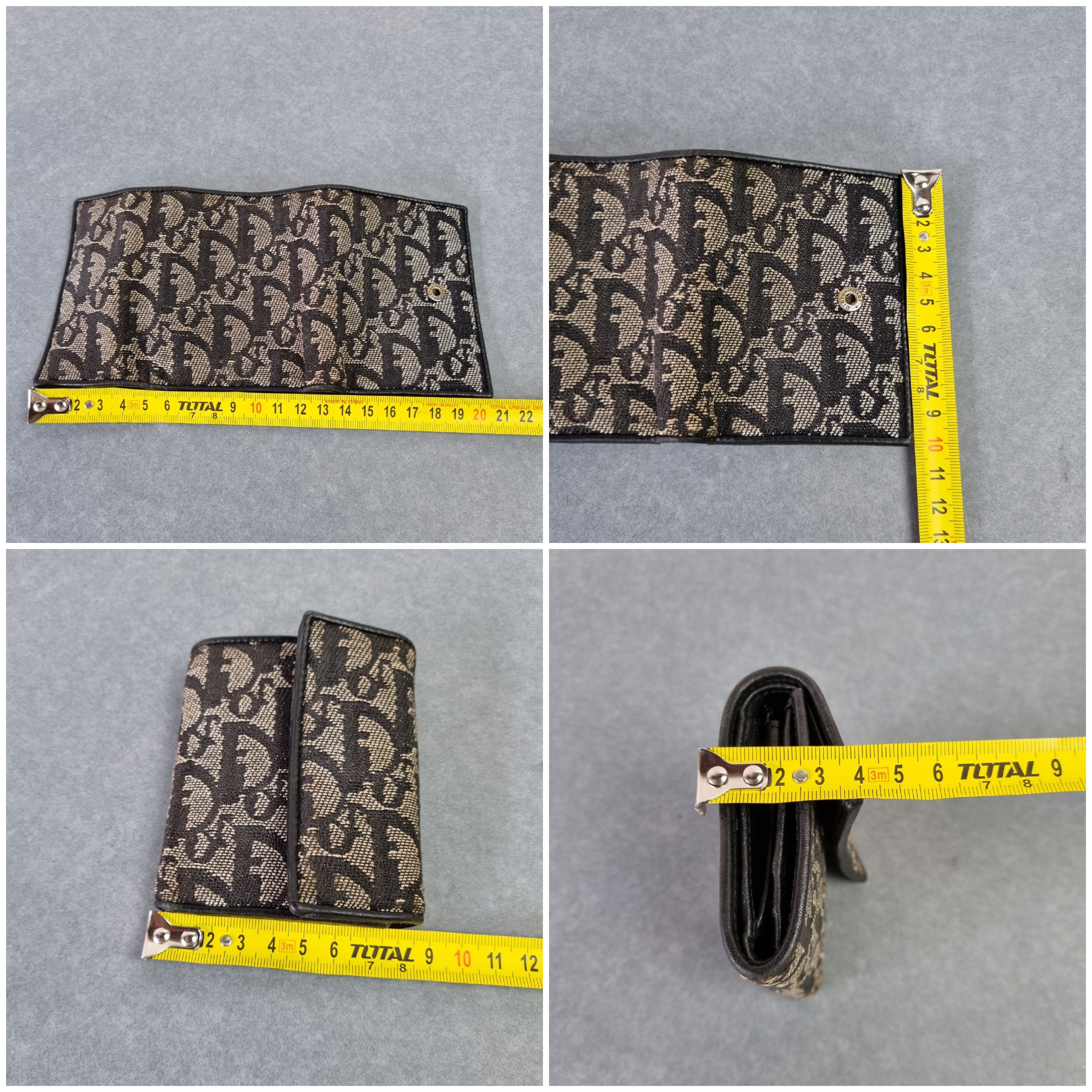 Christian Dior Monsieur × Dior × Vintage Christian Dior Oblique Monogram Wallet Vintage Rare Size ONE SIZE - 18 Thumbnail