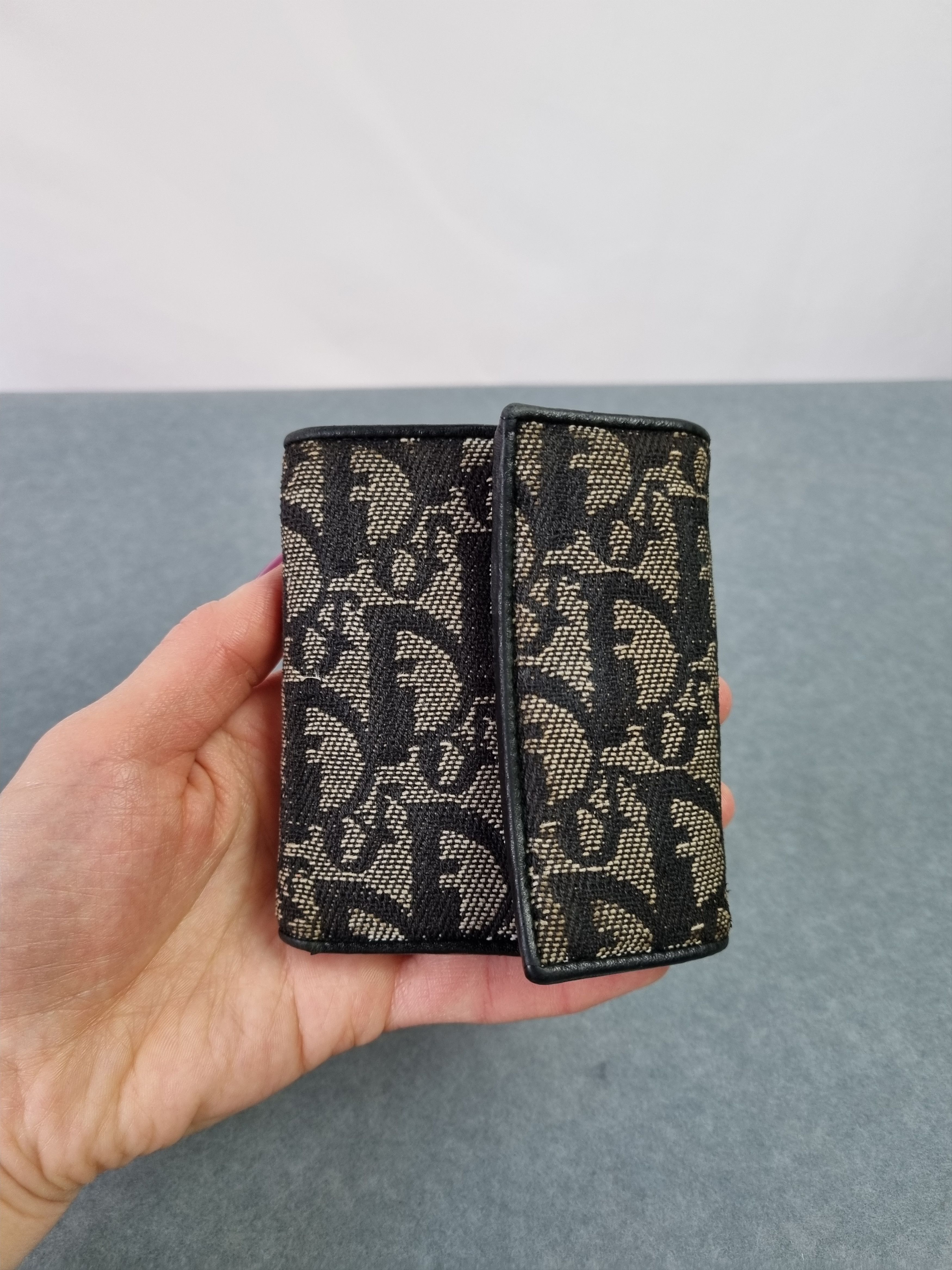 Christian Dior Oblique Monogram Wallet Vintage Rare