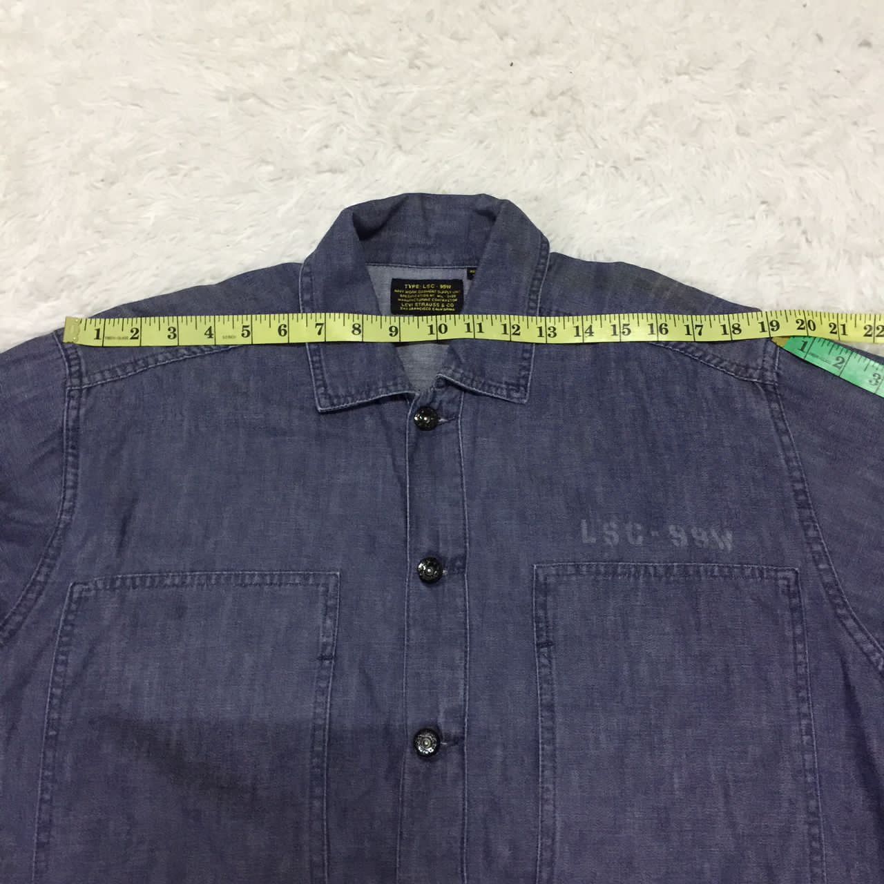 Levi's Levi’s Strauss &co navy work garment mil: 3499 Size US M / EU 48-50 / 2 - 4 Thumbnail