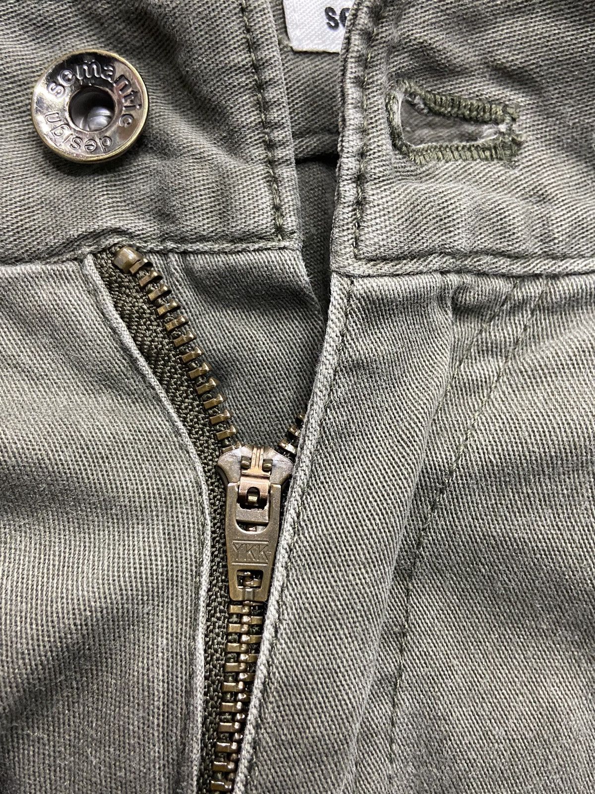 Hysteric Glamour × If Six Was Nine × Le Grande Bleu (L.G.B.) Semantic Design Baggy Flared Double Knee Tactical Pants Size US 32 / EU 48 - 11 Thumbnail