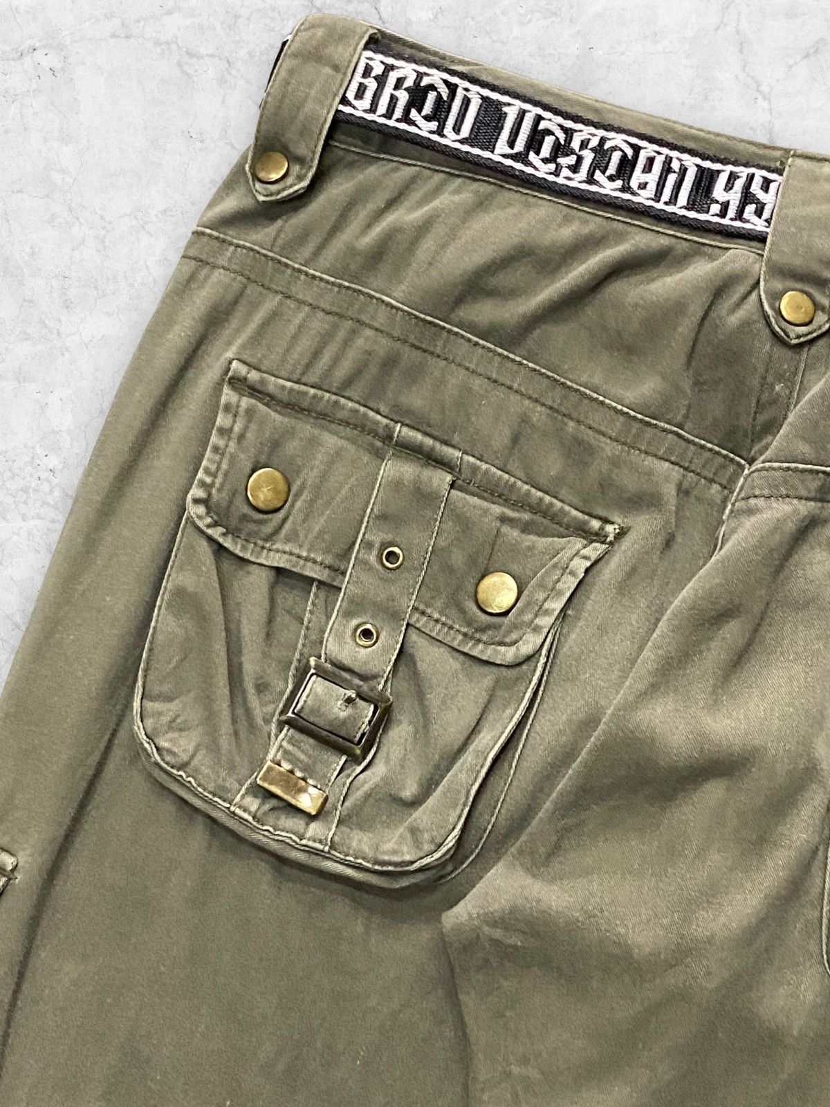 Hysteric Glamour × If Six Was Nine × Le Grande Bleu (L.G.B.) Semantic Design Baggy Flared Double Knee Tactical Pants Size US 32 / EU 48 - 14 Thumbnail