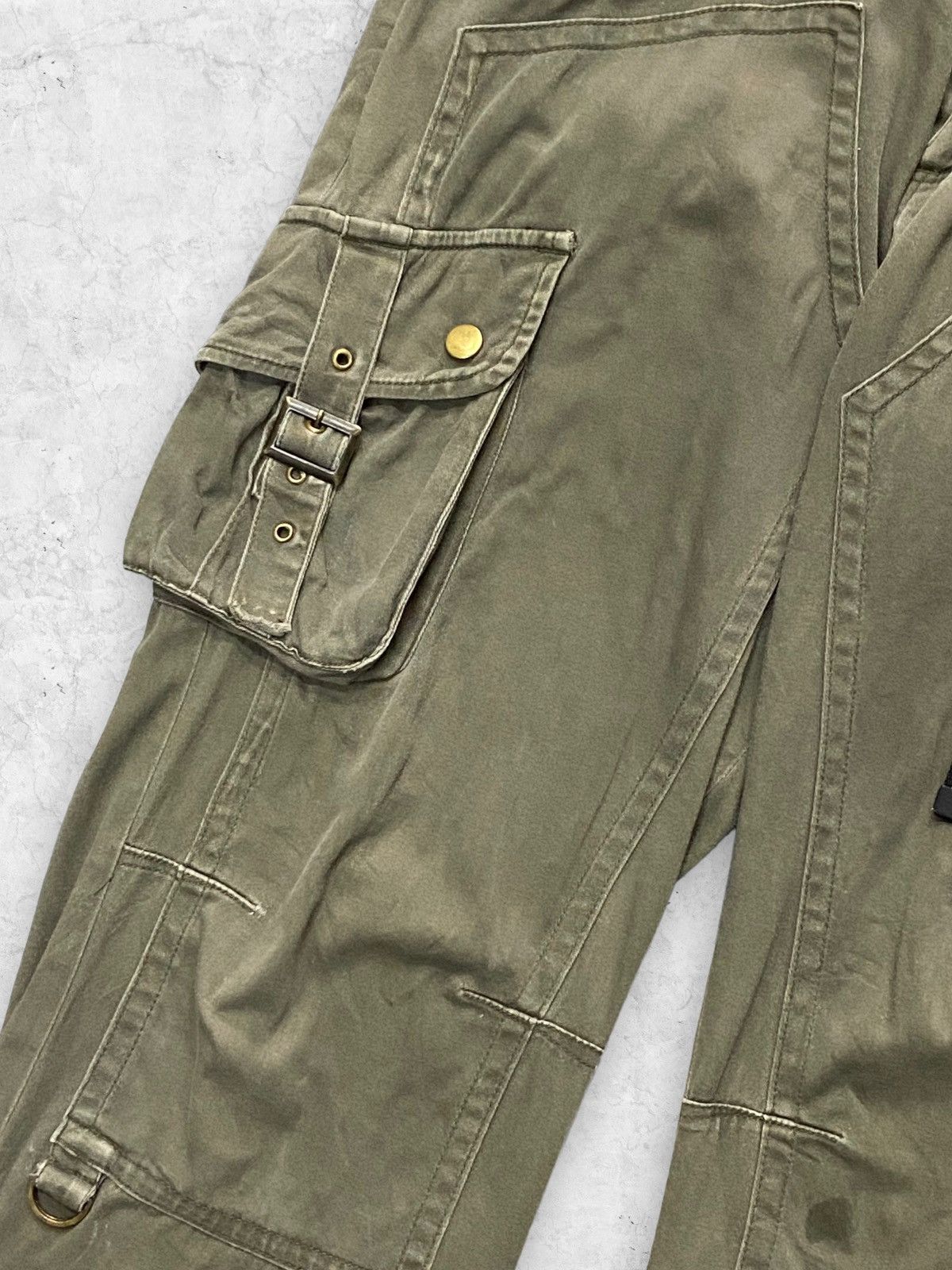 Hysteric Glamour × If Six Was Nine × Le Grande Bleu (L.G.B.) Semantic Design Baggy Flared Double Knee Tactical Pants Size US 32 / EU 48 - 8 Thumbnail