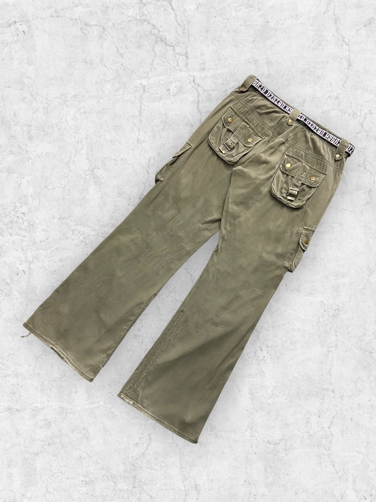 Hysteric Glamour × If Six Was Nine × Le Grande Bleu (L.G.B.) Semantic Design Baggy Flared Double Knee Tactical Pants Size US 32 / EU 48 - 12 Thumbnail