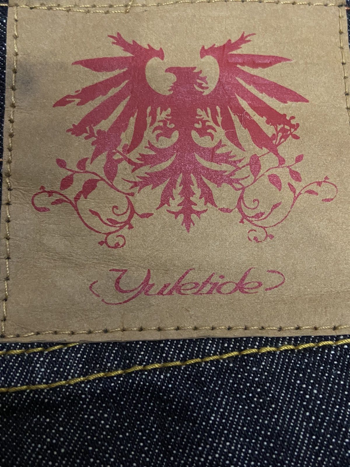 Christian Audigier × Ed Hardy × Japanese Brand Yuletide Japan Ed Hardy Style Skull Tattoo Denim Pants Size US 34 / EU 50 - 12 Thumbnail