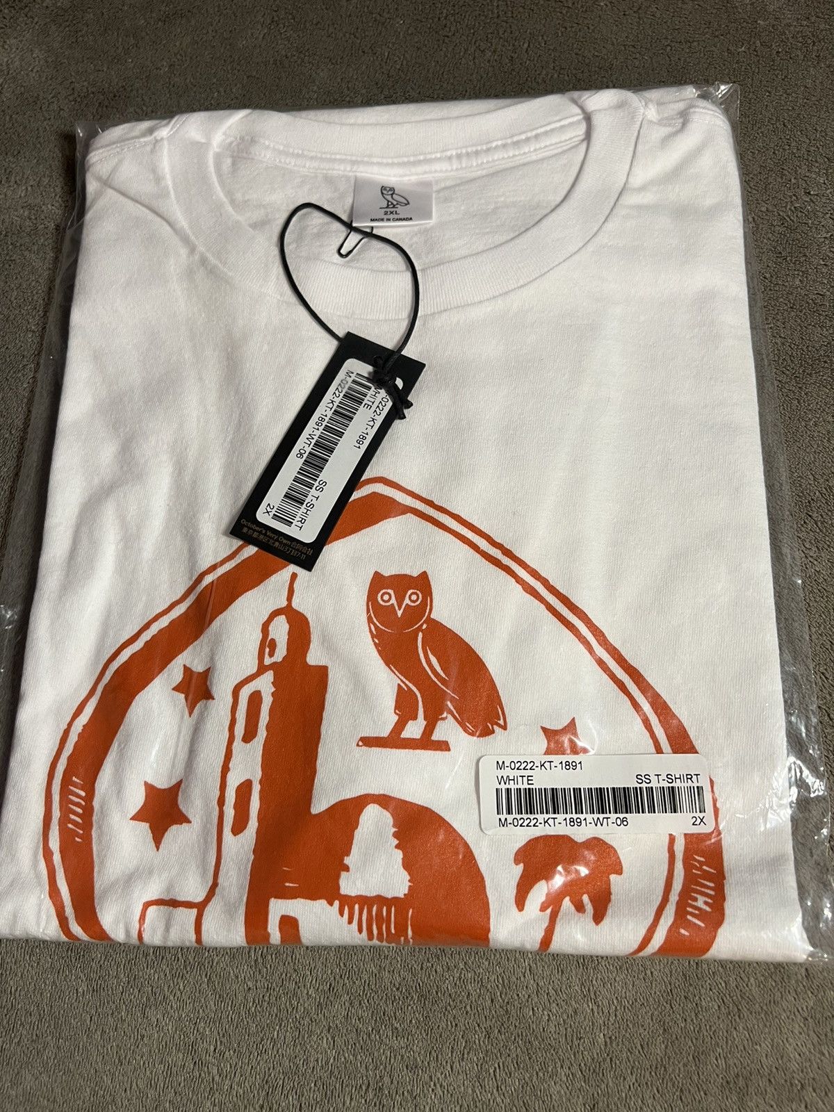Drake × October's Very Own OVO T-SHIRT TEE STARLIGHT OWL BRAND NEW with tags Size US XXL / EU 58 / 5 - 1 Thumbnail