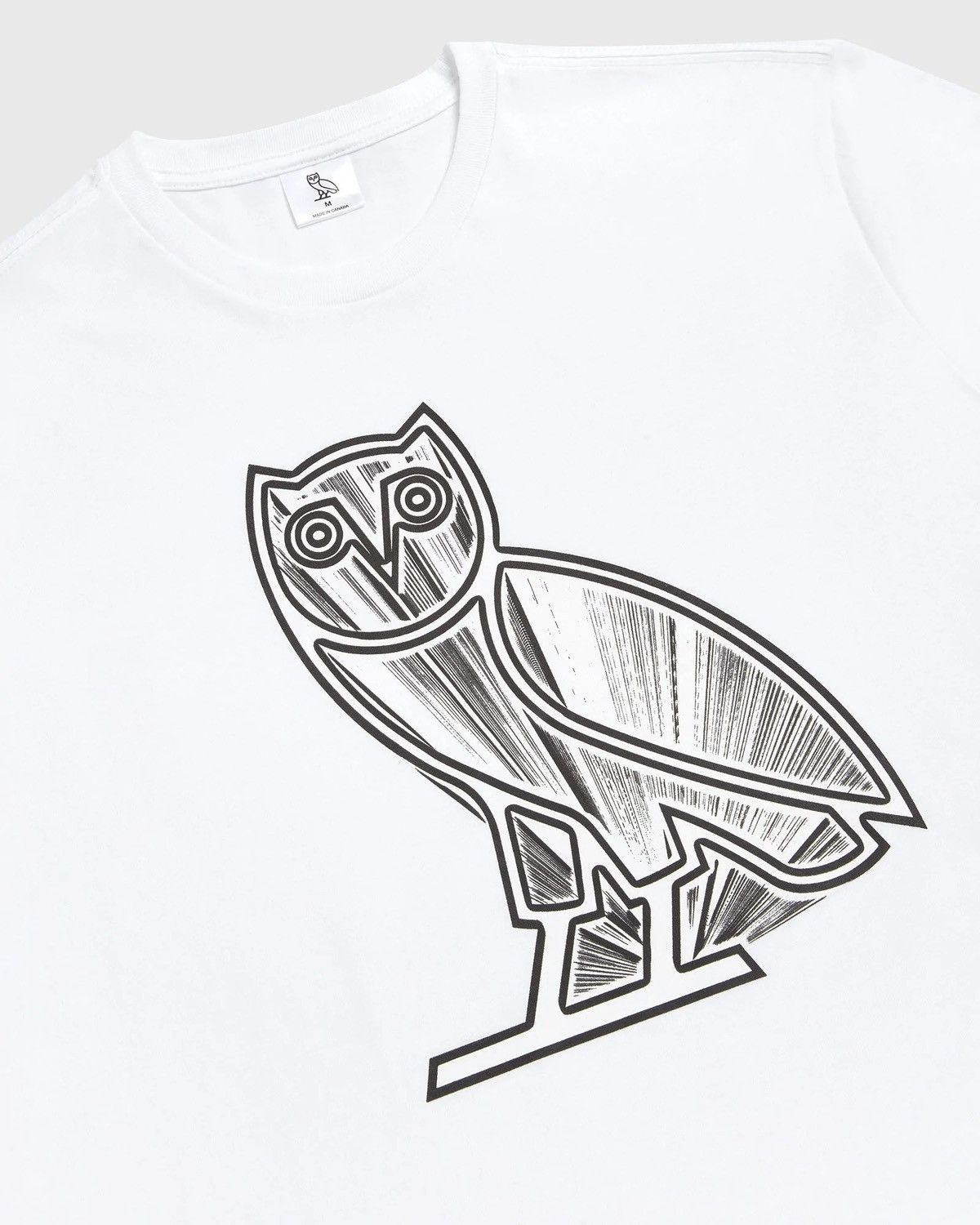 Drake × October's Very Own **SIZE 3XL** OVO T-SHIRT METALLIC OWL WHITE TEE BRAND NEW Size US XXL / EU 58 / 5 - 5 Thumbnail
