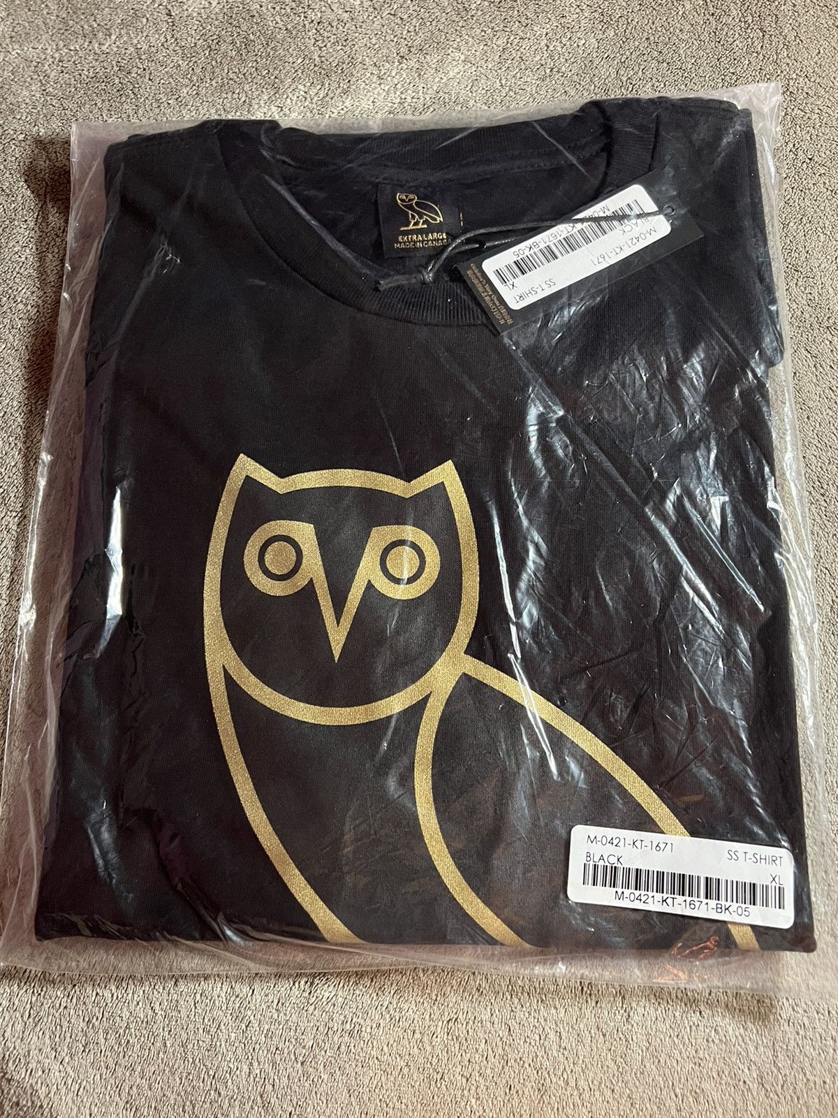 Drake × October's Very Own OVO T-SHIRT OG OWL TEE (BRAND NEW with tags) Size US XL / EU 56 / 4 - 1 Thumbnail