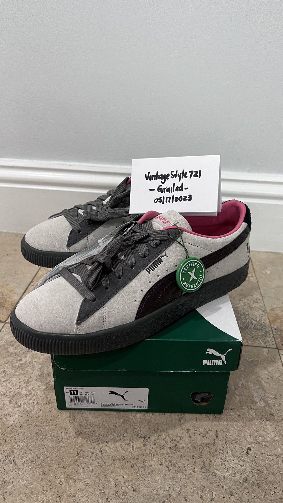 Puma Puma Suede VTG Staple Atmos / Puma Pigeon x Atmos Size 11