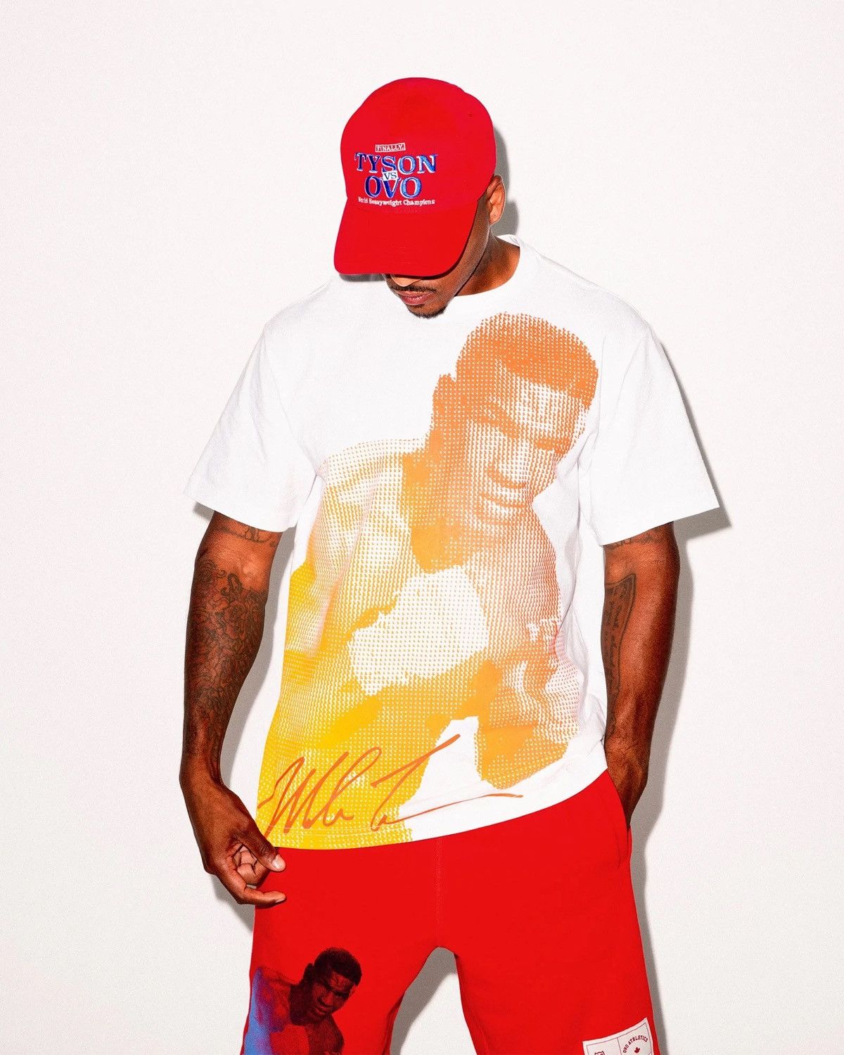 Drake × October's Very Own *RARE* OVO T-SHIRT x MIKE TYSON SIGNATURE TEE (BRAND NEW) Size US M / EU 48-50 / 2 - 5 Thumbnail