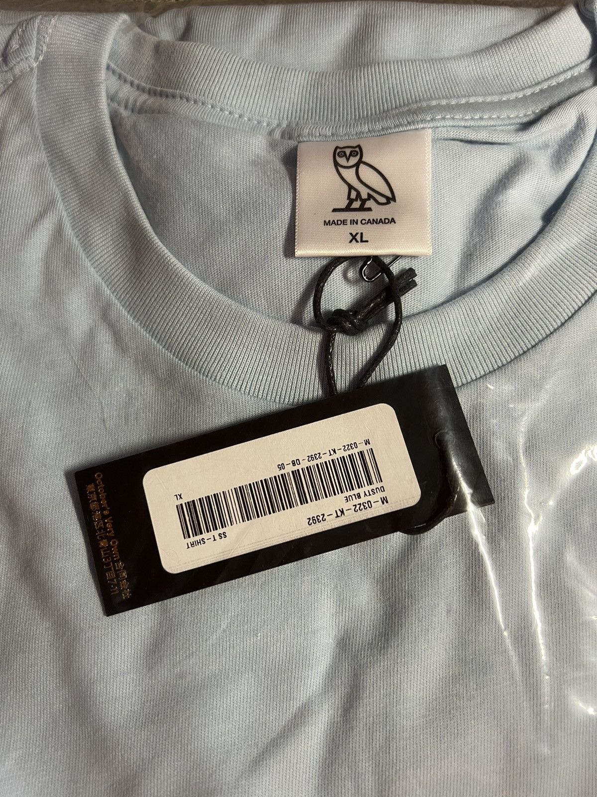 Drake × October's Very Own OVO LIGHT BLUE SUPREME STYLE BOGO T-SHIRT TEE (BRAND NEW) Size US XL / EU 56 / 4 - 2 Thumbnail