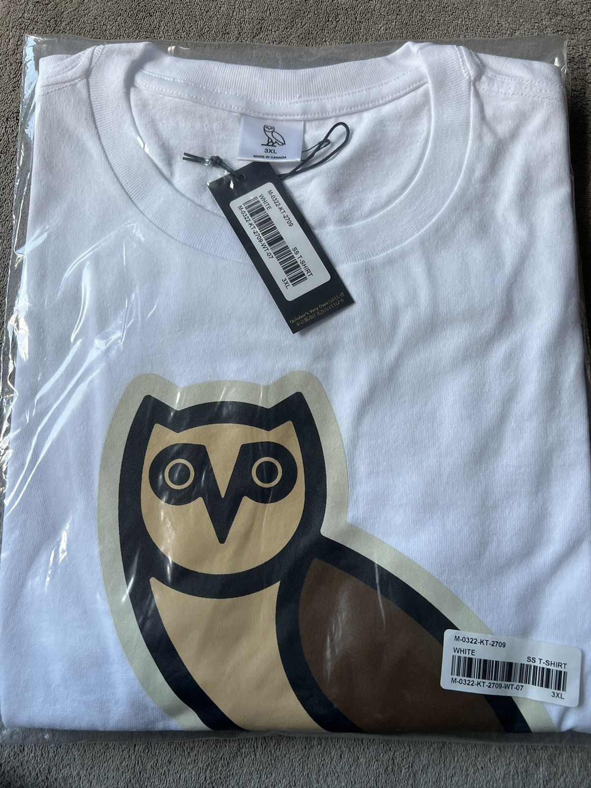 Drake × October's Very Own *SIZE 3XL* RARE OVO BUBBLE OG OWL T-SHIRT TEE BRAND NEW Size US XXL / EU 58 / 5 - 1 Thumbnail