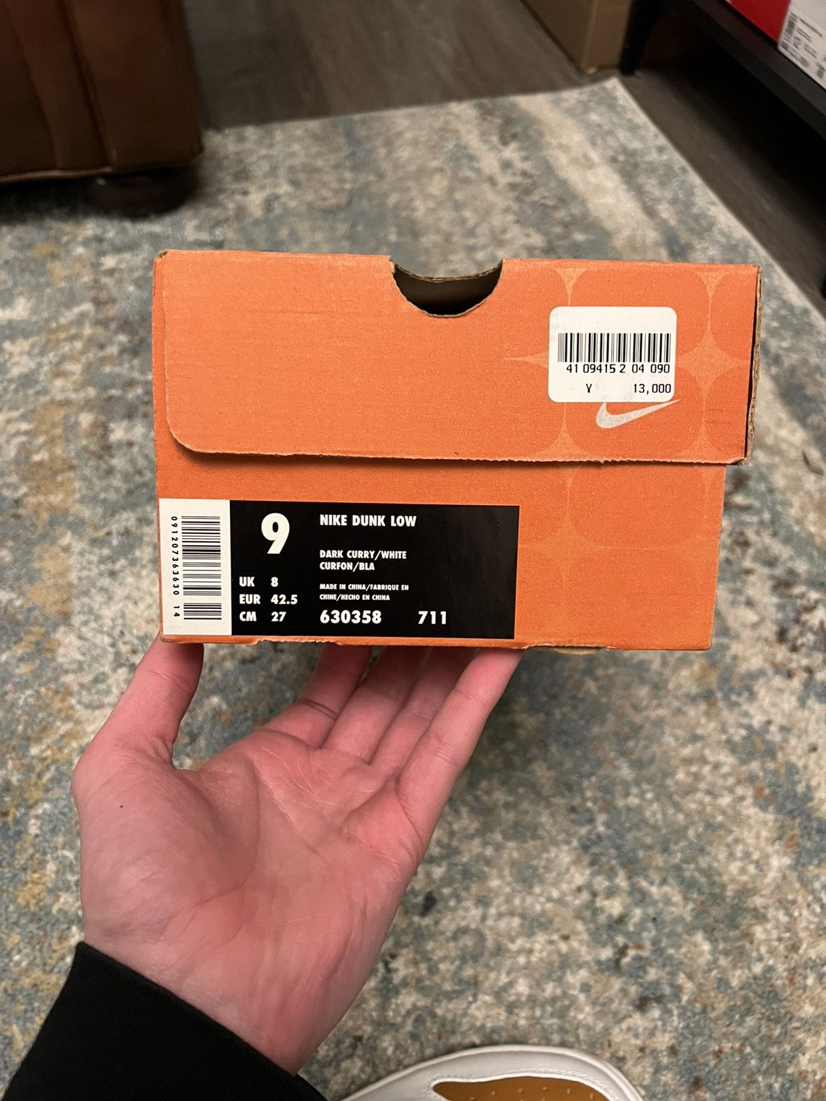 Nike 1999 Nike Dunk Low Co.Jp Reverse Curry Size 9 Brand New Size US 9 / EU 42 - 12 Thumbnail