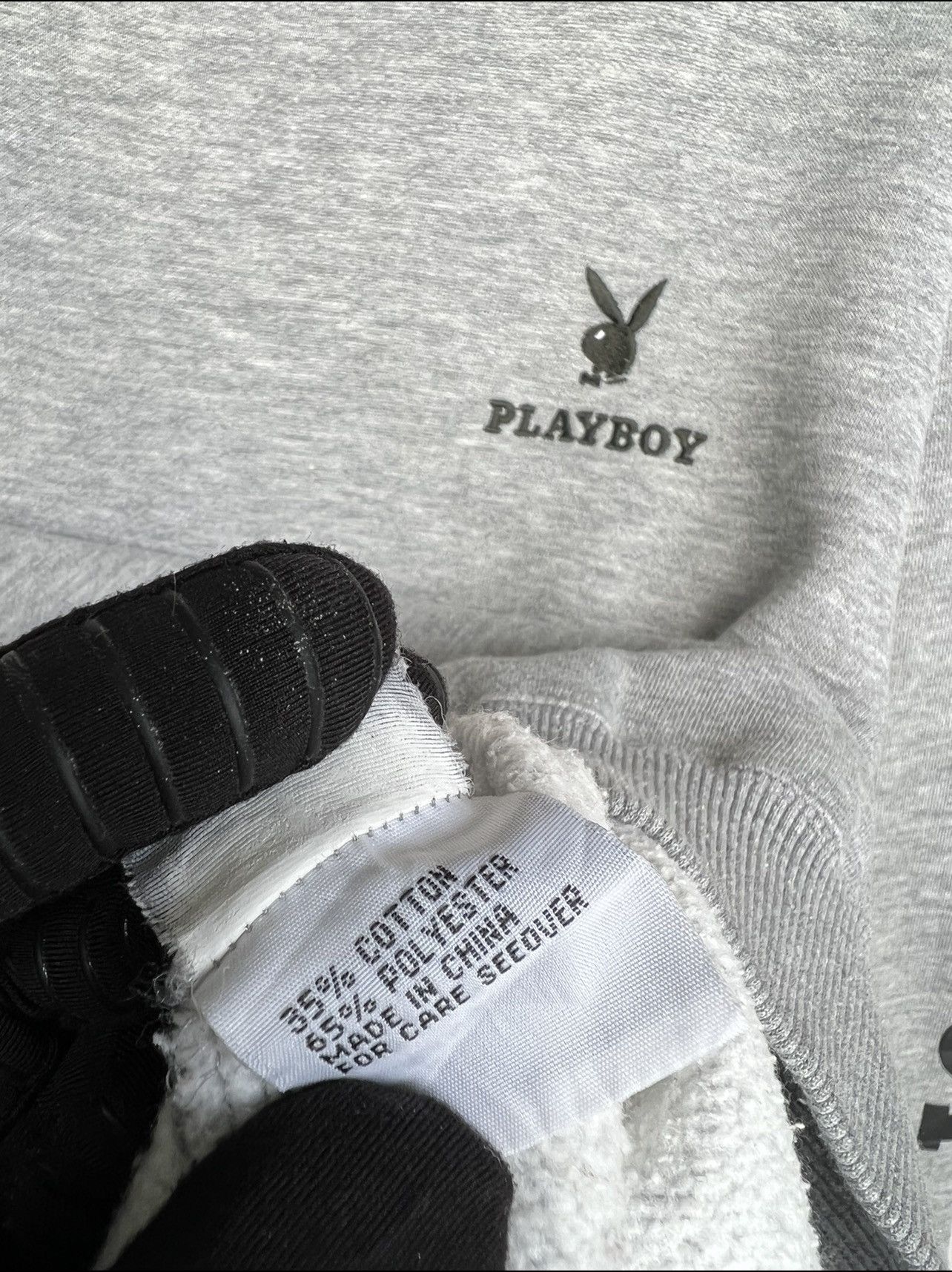 Playboy × Vintage Vintage Playboy Embroidered Logo Crewneck Grey Sweatshirt Size US S / EU 44-46 / 1 - 11 Thumbnail