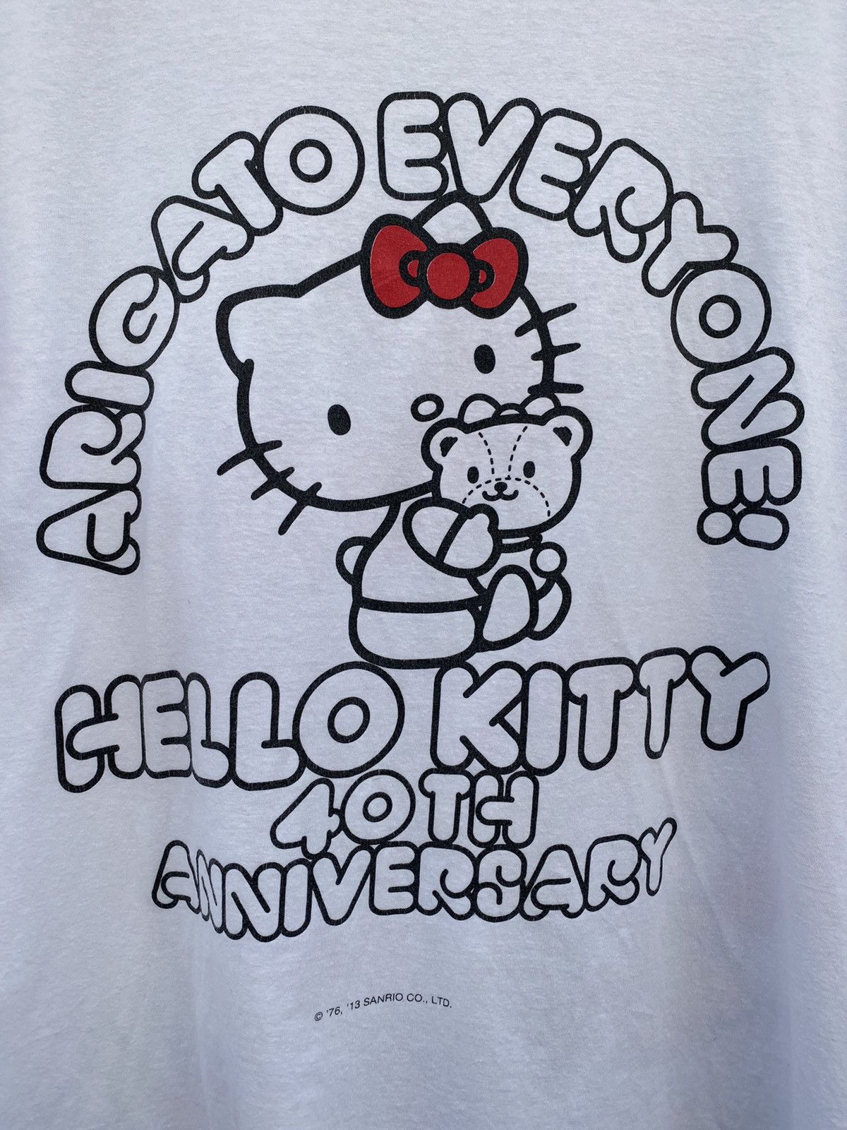 Anime 40th anniversary hello kitty “arigato everyone” x sanrio Size US L / EU 52-54 / 3 - 7 Thumbnail