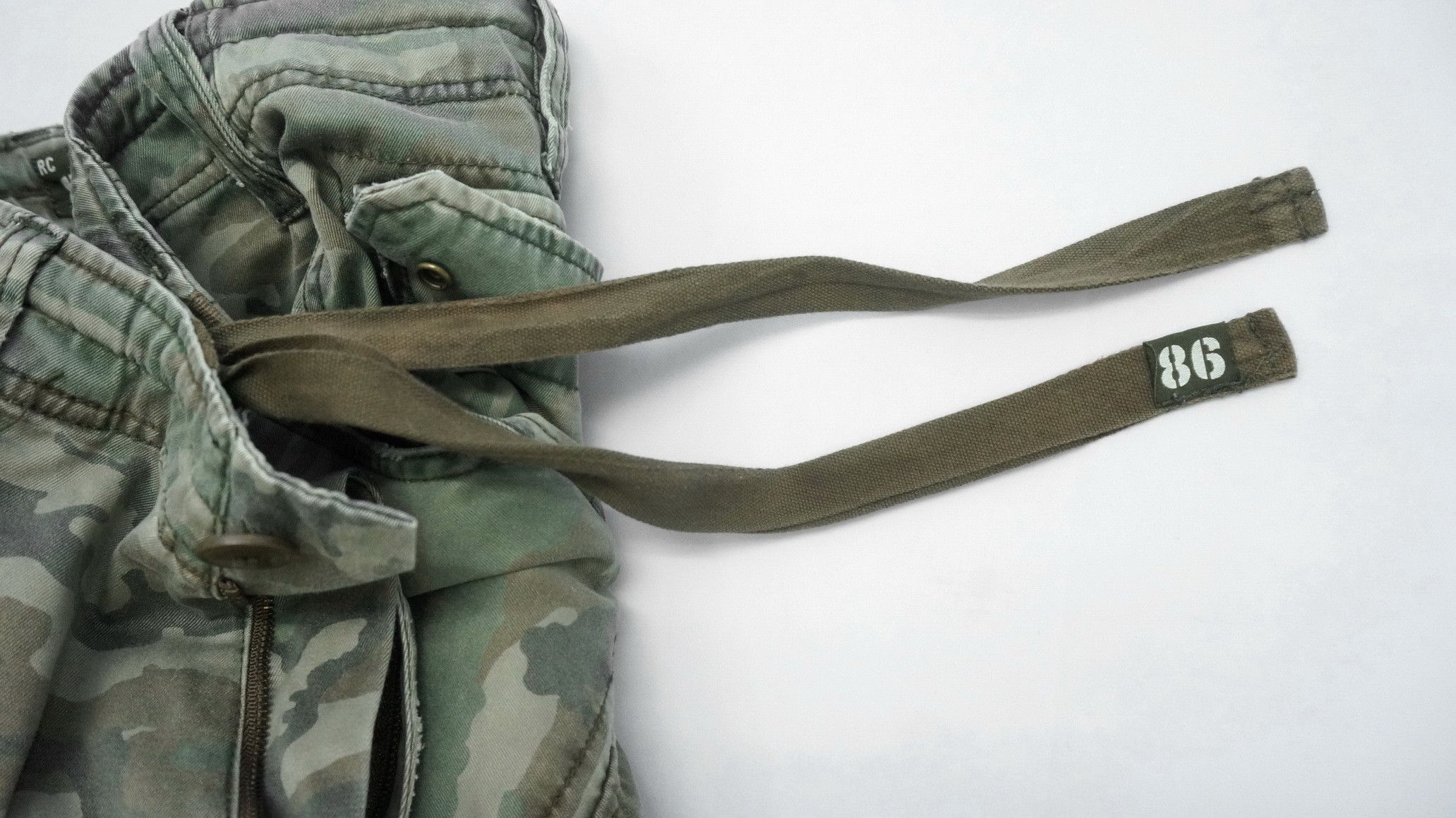 Other Vtg REAL CRUSH CLOTHING Dusty Camo Military Worn Cargo Pant Size US 33 - 19 Thumbnail