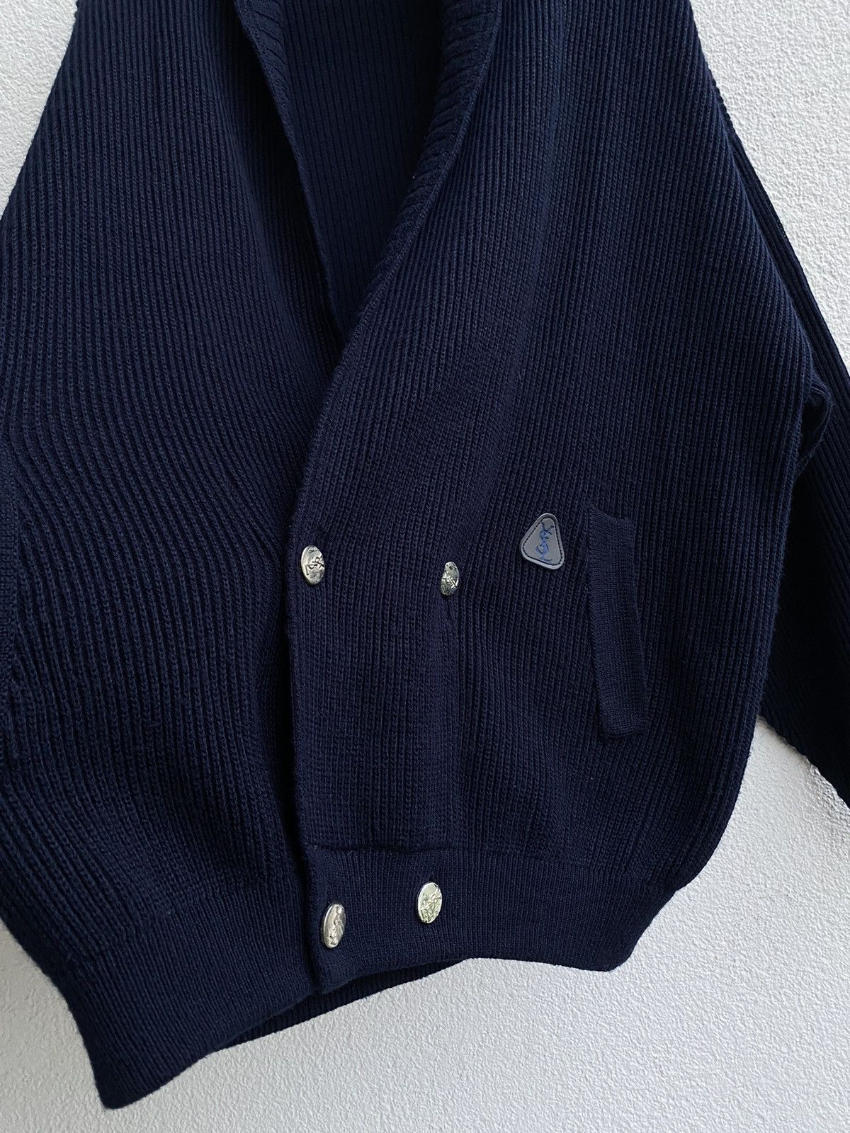 Yves Saint Laurent 90s YSL Cardigan Wool Soft Size US L / EU 52-54 / 3 - 12 Thumbnail