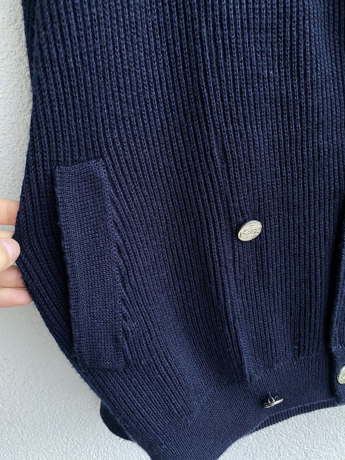 Yves Saint Laurent 90s YSL Cardigan Wool Soft Size US L / EU 52-54 / 3 - 14 Thumbnail