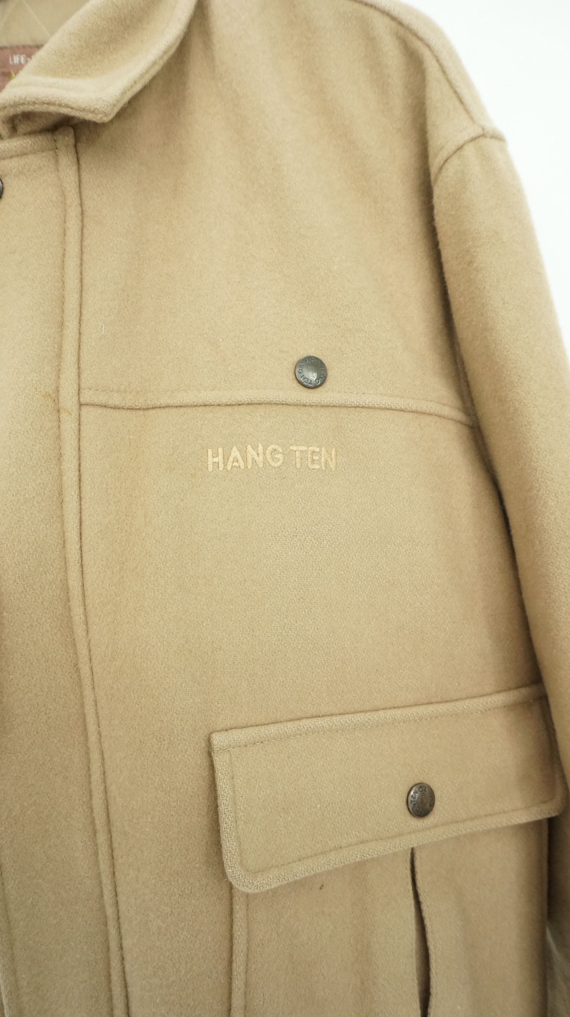 Hang Ten Rare Vintage HANG TEN Wool Jacket Size US L / EU 52-54 / 3 - 5 Thumbnail