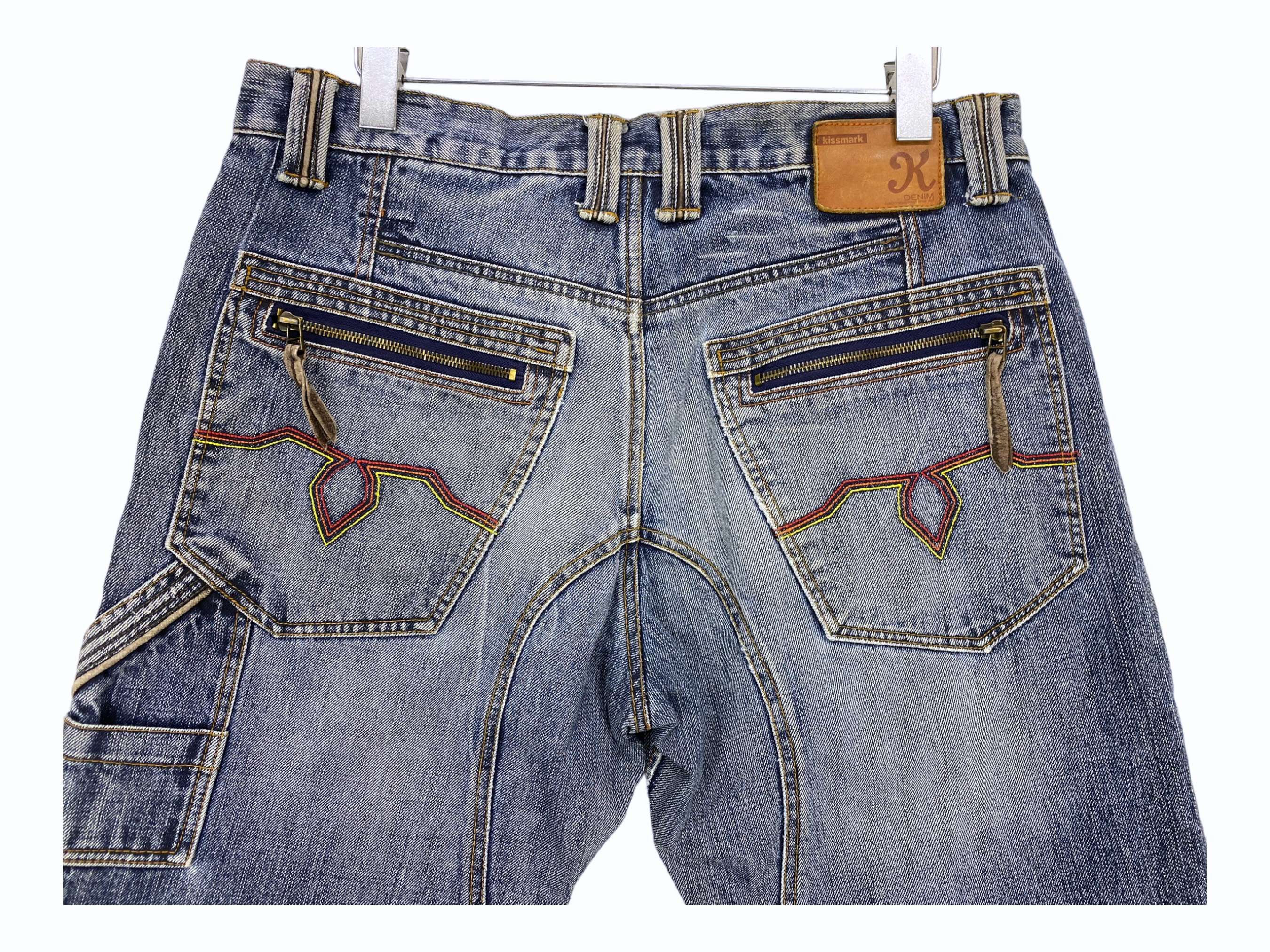 Japanese Brand Kissmark Carpenter Jeans Japanese Hip Hop Skateboards Jeans Size US 34 / EU 50 - 6 Thumbnail