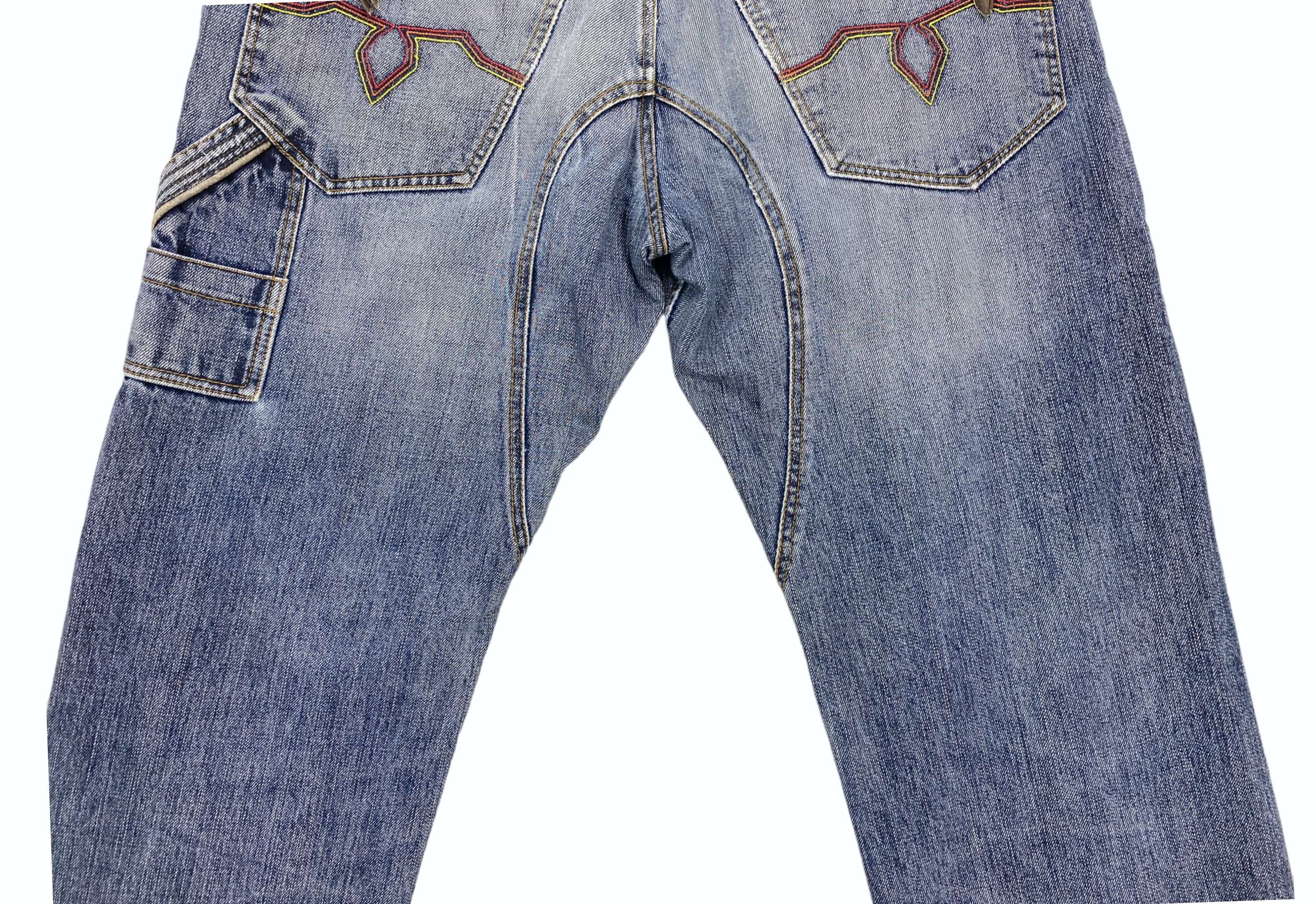 Japanese Brand Kissmark Carpenter Jeans Japanese Hip Hop Skateboards Jeans Size US 34 / EU 50 - 7 Thumbnail