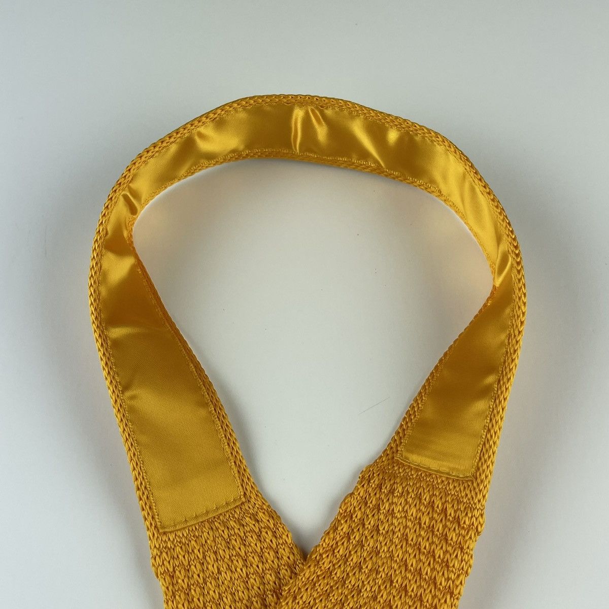 Other Men’s Marigold Knit Necktie & Floral Pocket Square Set Size ONE SIZE - 6 Thumbnail