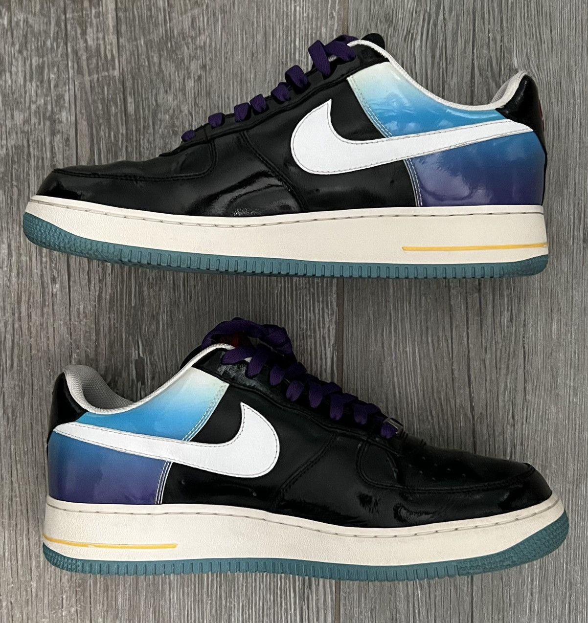 Nike 2009 Nike Playstation Air Force 1 Rare Patent Leather Sample Size US 11 / EU 44 - 5 Thumbnail