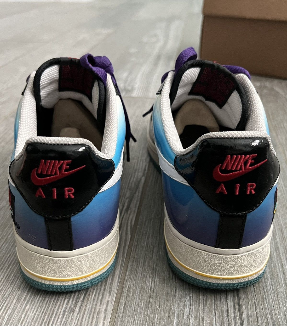 Nike 2009 Nike Playstation Air Force 1 Rare Patent Leather Sample Size US 11 / EU 44 - 6 Thumbnail