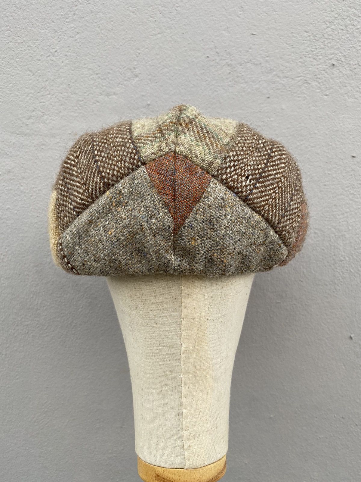 Vintage vintage donegal tweed woven by hand patchwork rare baretta Size 42 - 7 Thumbnail