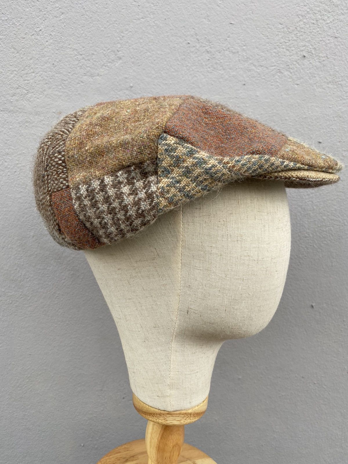 Vintage vintage donegal tweed woven by hand patchwork rare baretta Size 42 - 6 Thumbnail