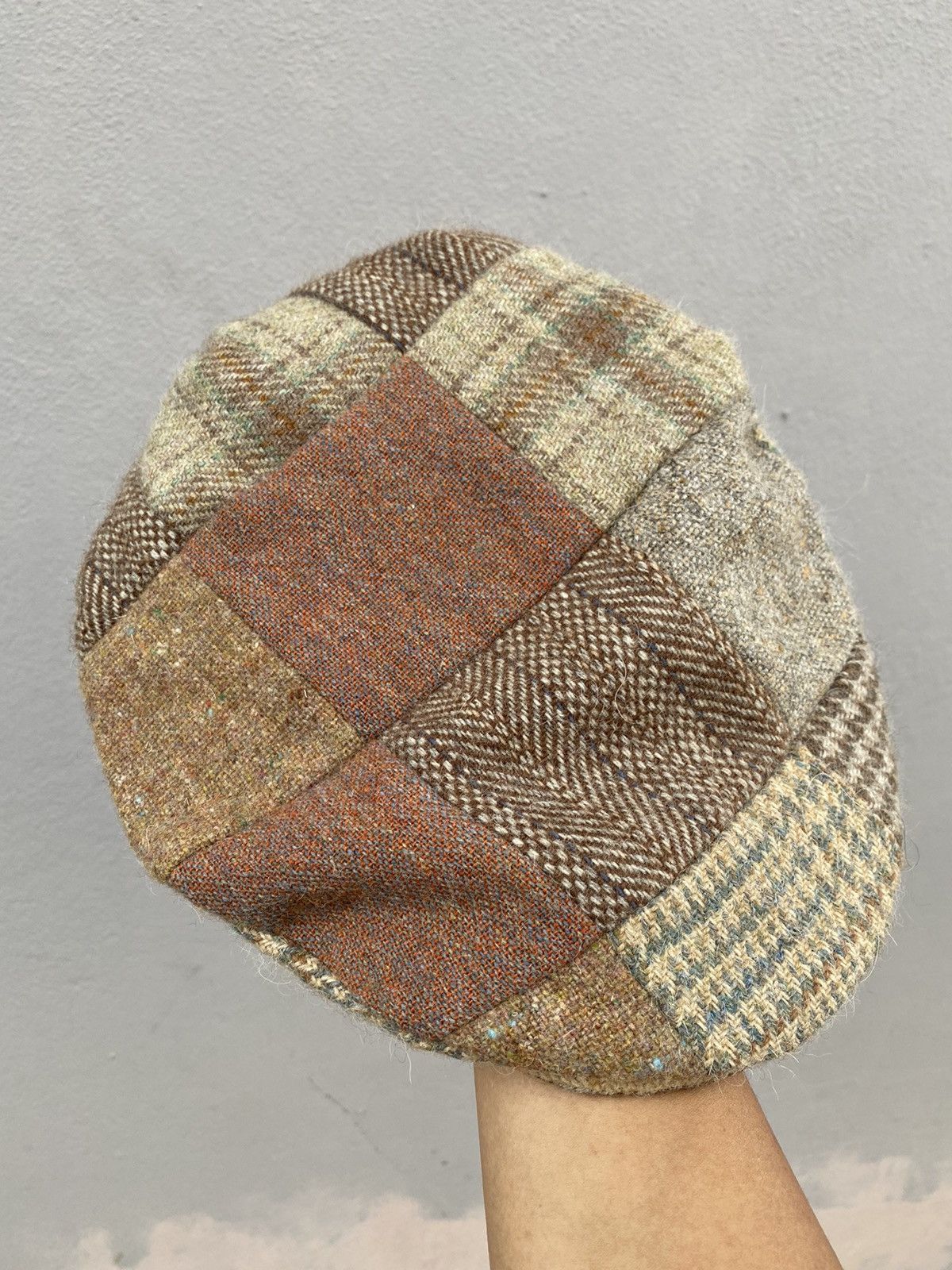 Vintage vintage donegal tweed woven by hand patchwork rare baretta Size 42 - 11 Thumbnail