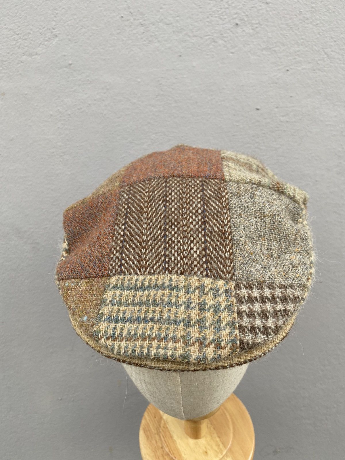 Vintage vintage donegal tweed woven by hand patchwork rare baretta Size 42 - 5 Thumbnail
