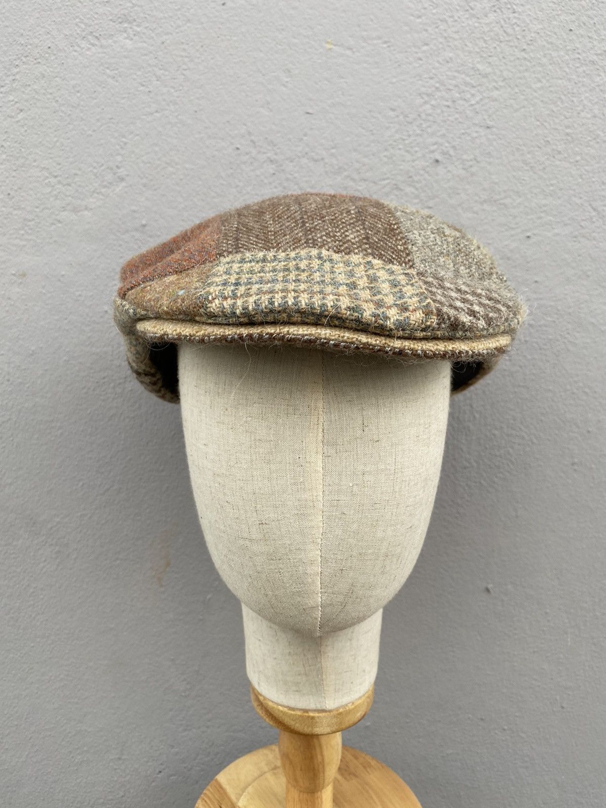 Vintage vintage donegal tweed woven by hand patchwork rare baretta Size 42 - 4 Thumbnail