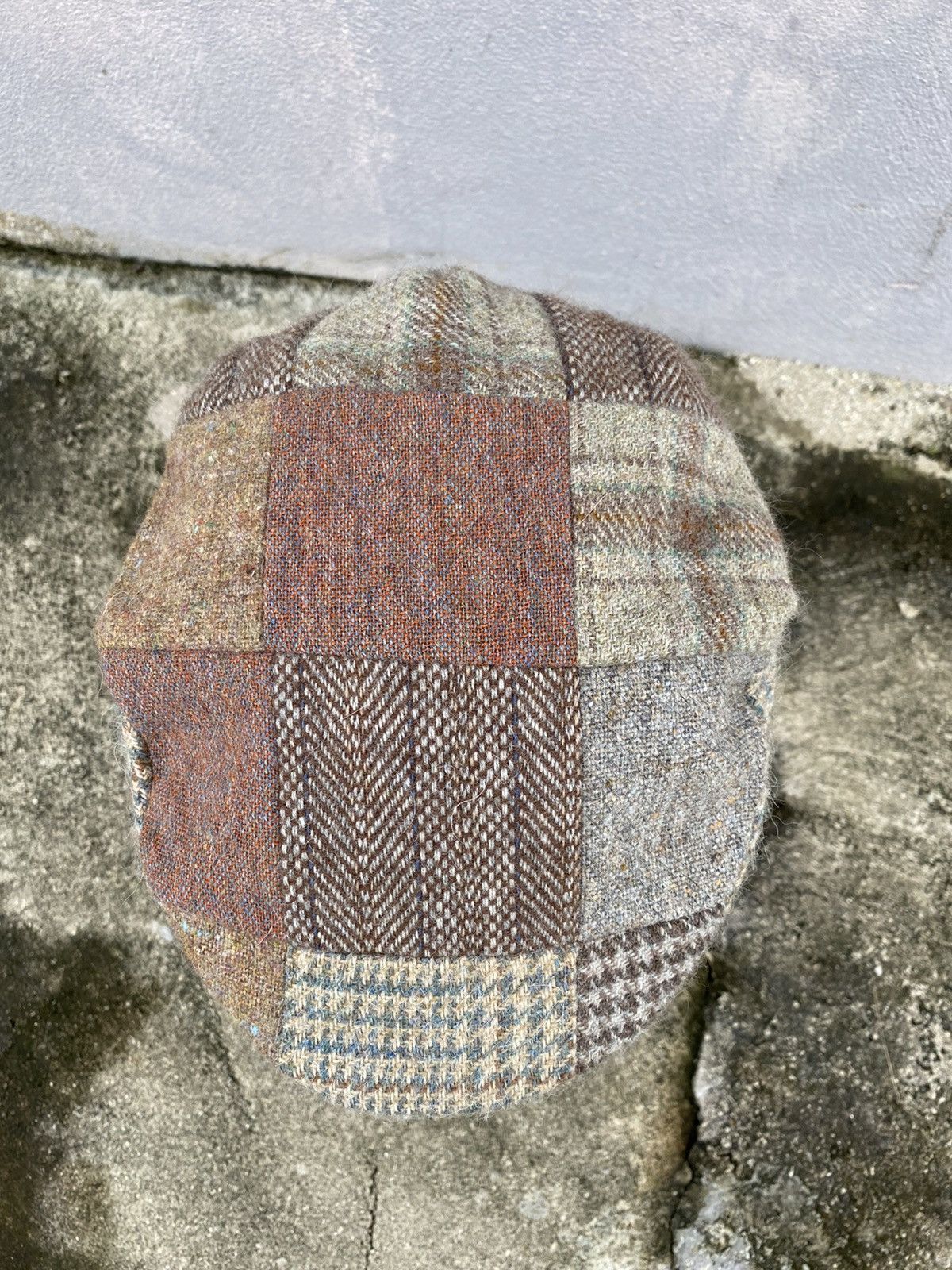 Vintage vintage donegal tweed woven by hand patchwork rare baretta Size 42 - 9 Thumbnail