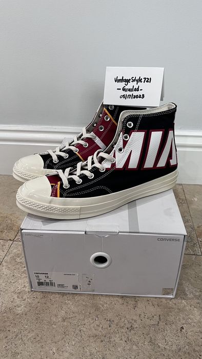 Miami heat sales converse