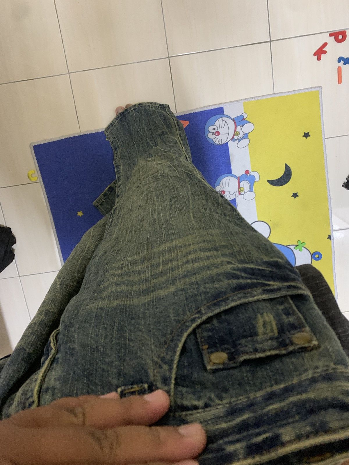 Beauty Beast FLARED Distresssed Jeans Size US 33 - 23 Thumbnail