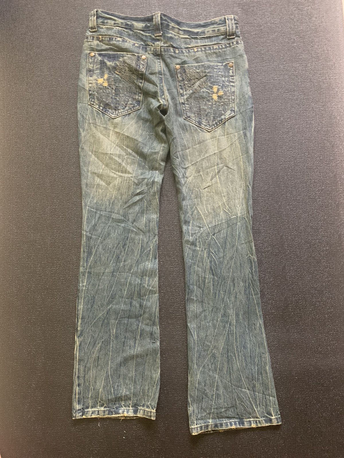Beauty Beast FLARED Distresssed Jeans Size US 33 - 6 Thumbnail