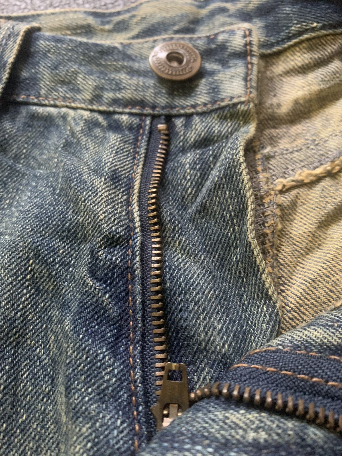 Beauty Beast FLARED Distresssed Jeans Size US 33 - 12 Thumbnail
