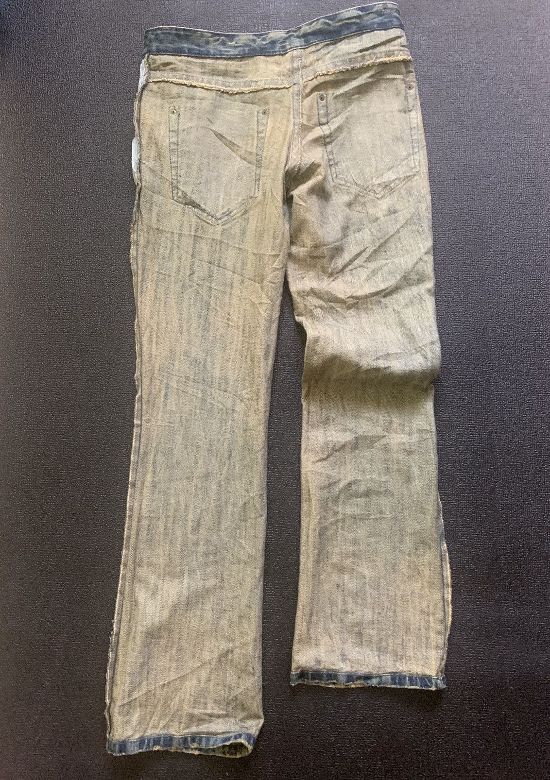 Beauty Beast FLARED Distresssed Jeans Size US 33 - 13 Thumbnail