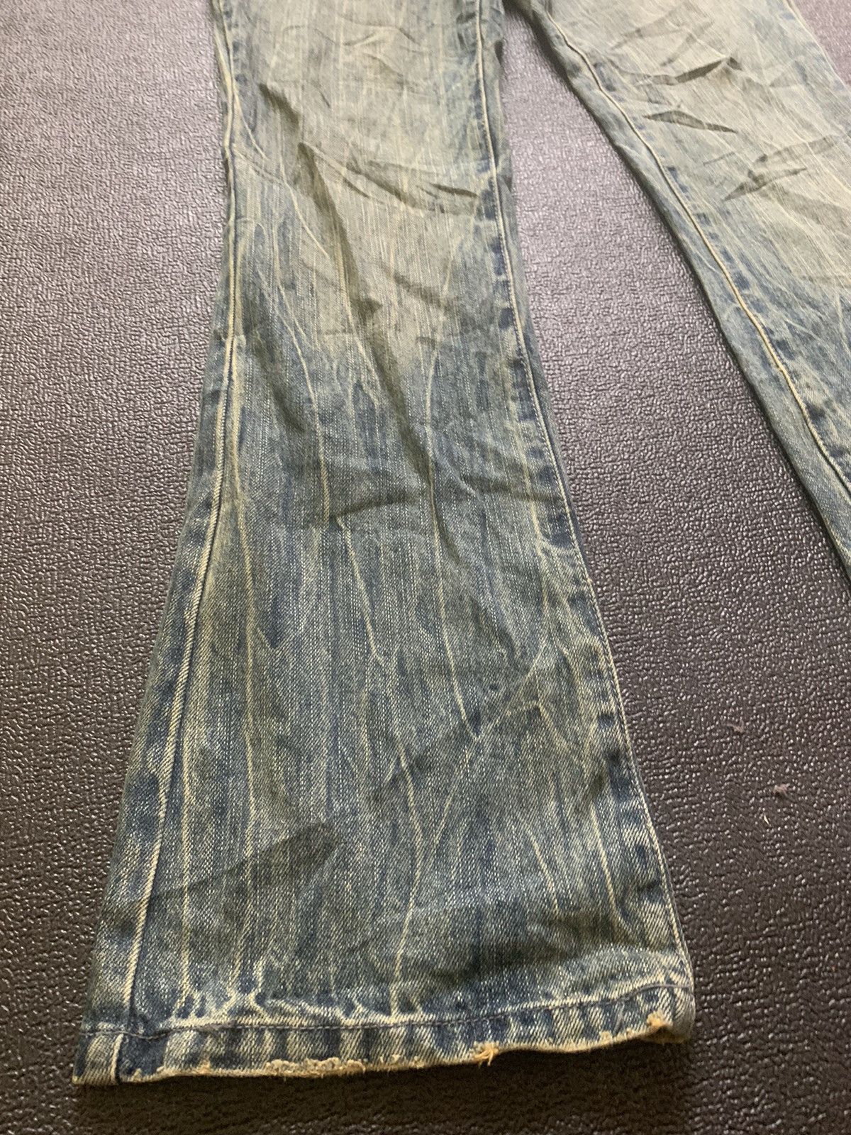 Beauty Beast FLARED Distresssed Jeans Size US 33 - 8 Thumbnail