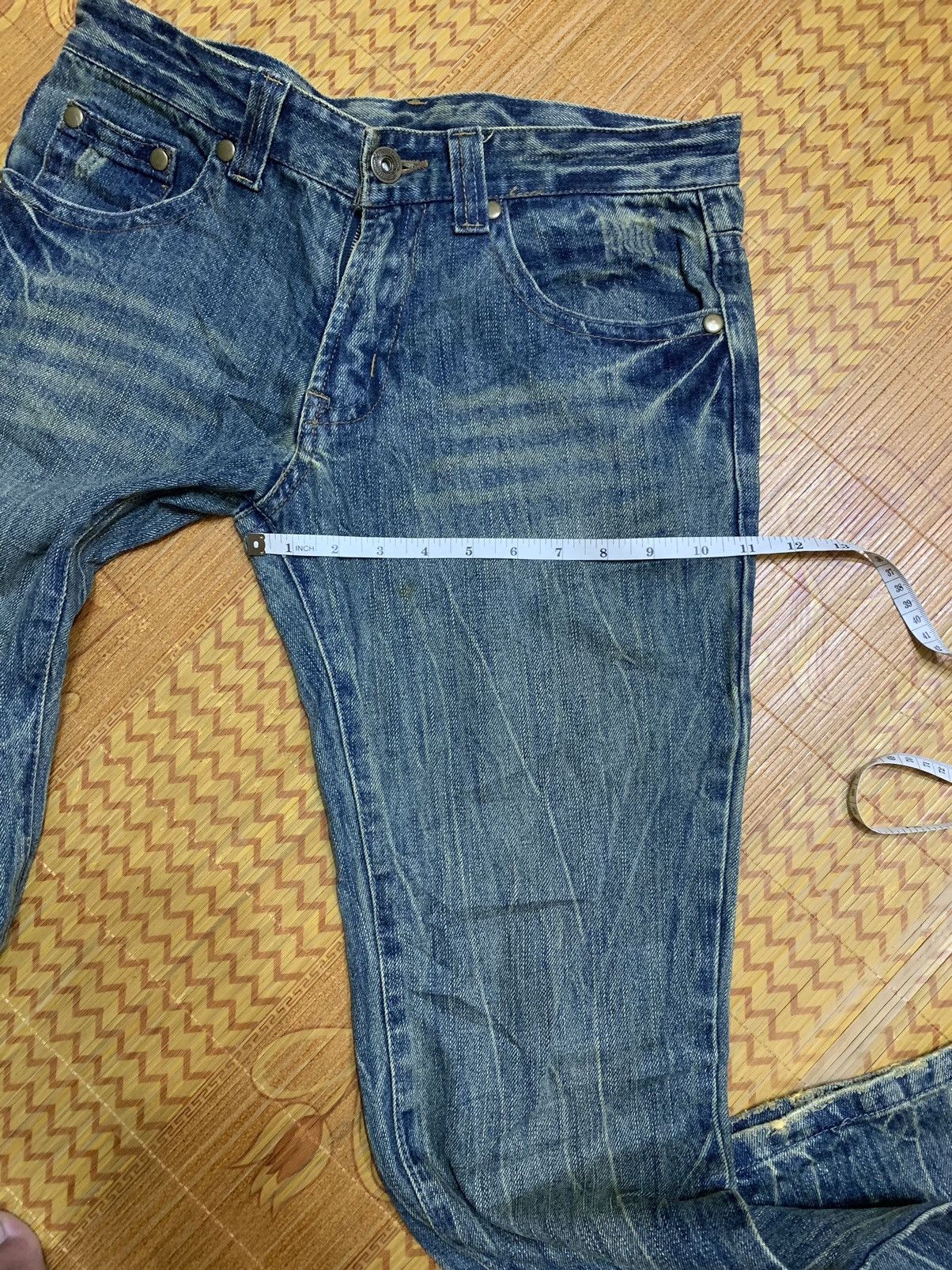 Beauty Beast FLARED Distresssed Jeans Size US 33 - 20 Thumbnail