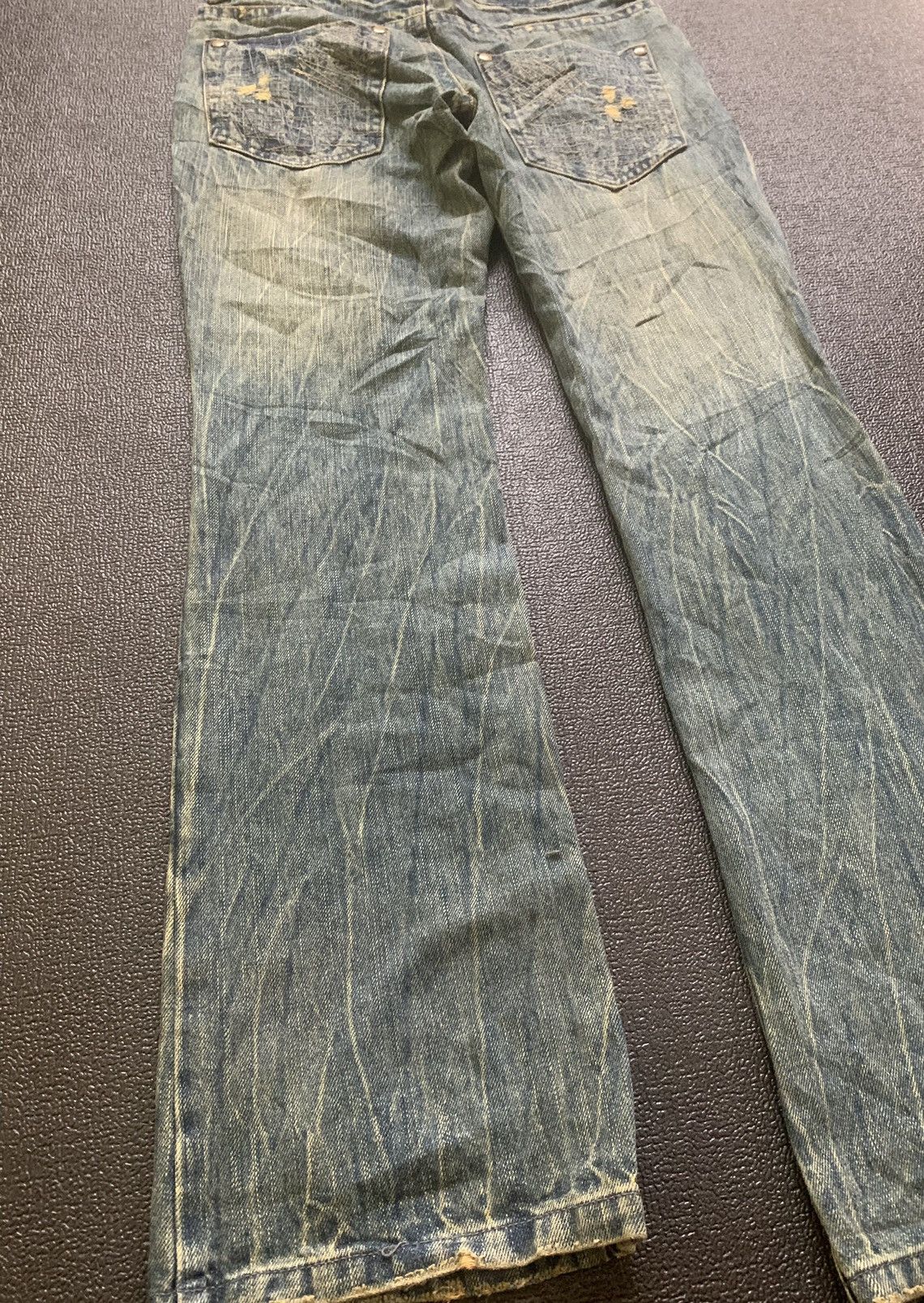 Beauty Beast FLARED Distresssed Jeans Size US 33 - 3 Thumbnail