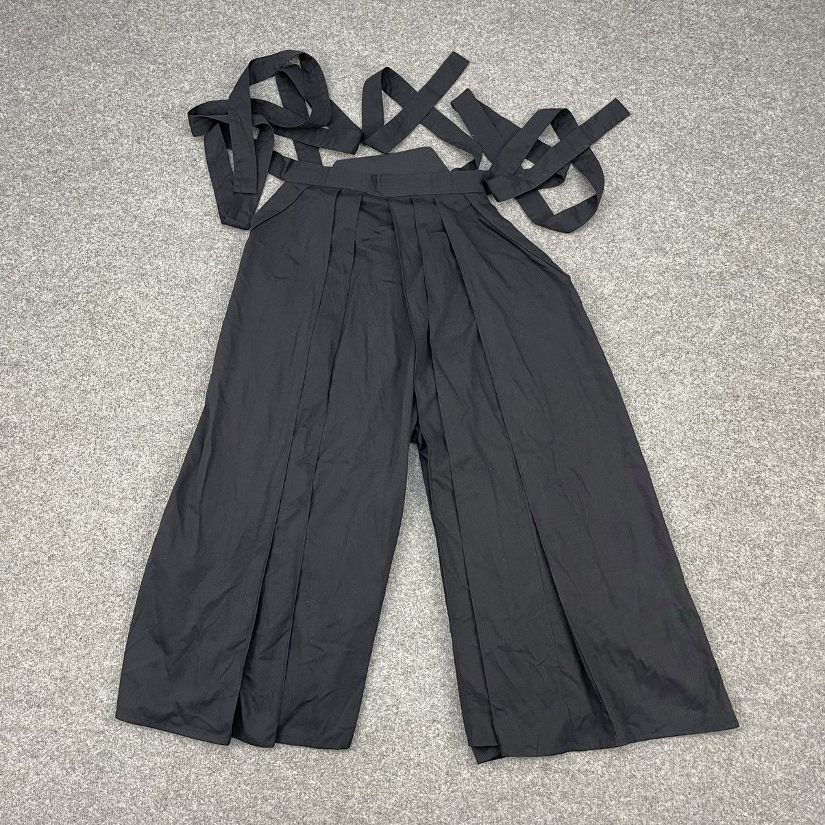 Indigo Japanese Traditonal Kimono Hakama Wide Pants Size US 32 / EU 48 - 2 Thumbnail
