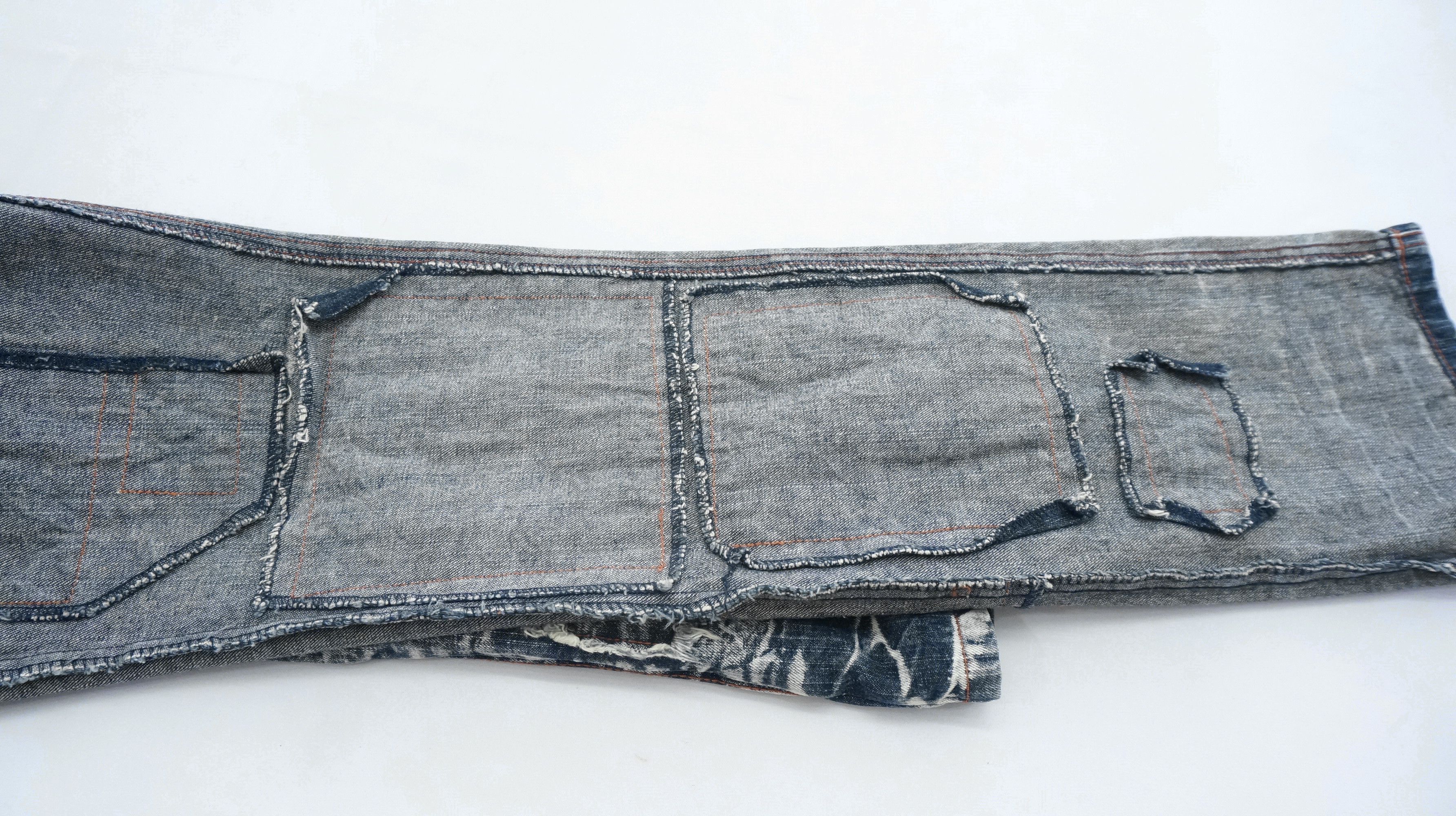 LOWBOX Dope 🔥 LOWBOX Slimfit Punk Distressed Ripped Patch Jeans Size US 30 / EU 46 - 16 Thumbnail