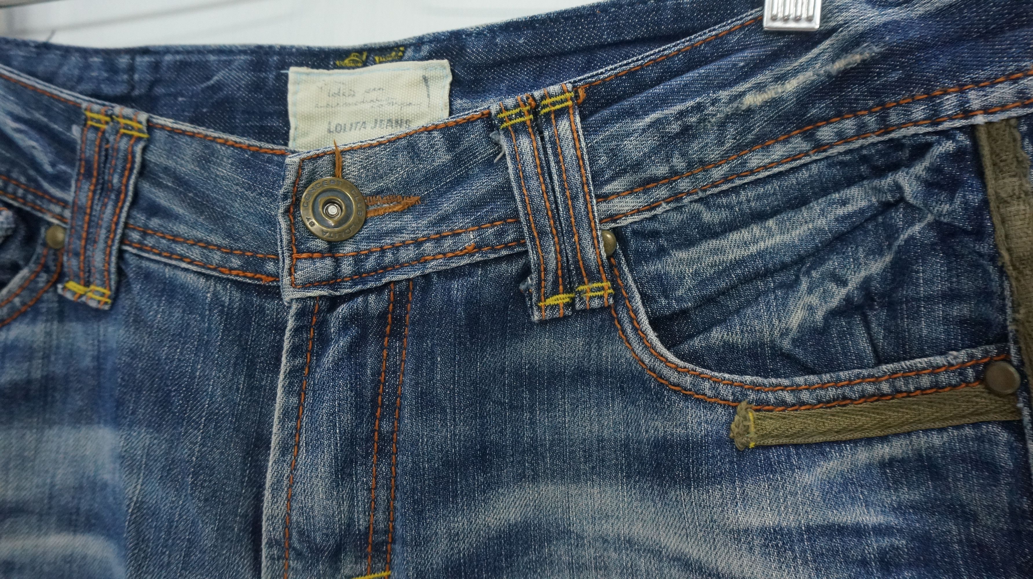 Japanese Brand Dope 🔥 LOLITA Clawmark Vintage Distressed Jeans Waist 34 Size US 34 / EU 50 - 8 Thumbnail