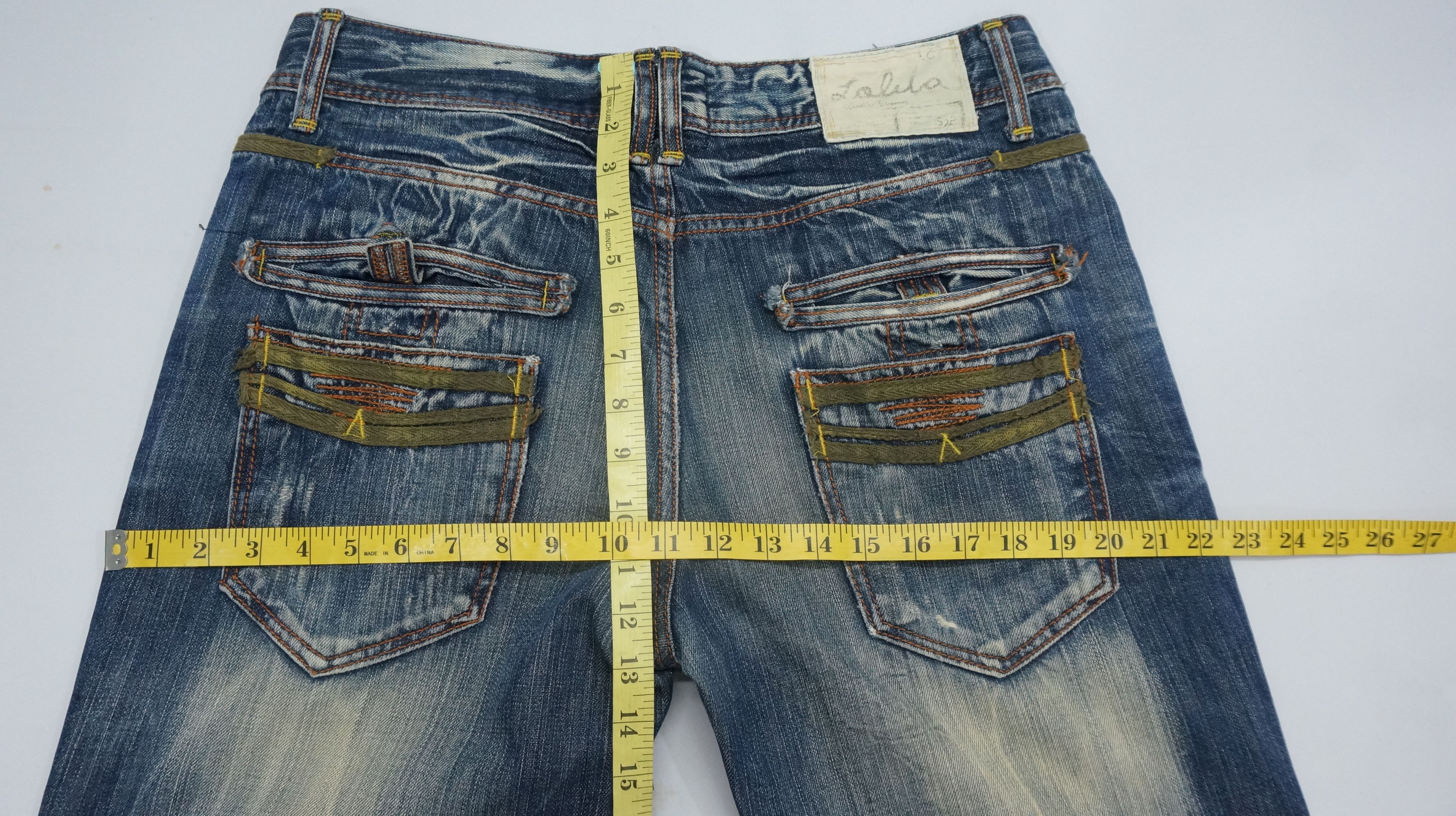Japanese Brand Dope 🔥 LOLITA Clawmark Vintage Distressed Jeans Waist 34 Size US 34 / EU 50 - 16 Thumbnail